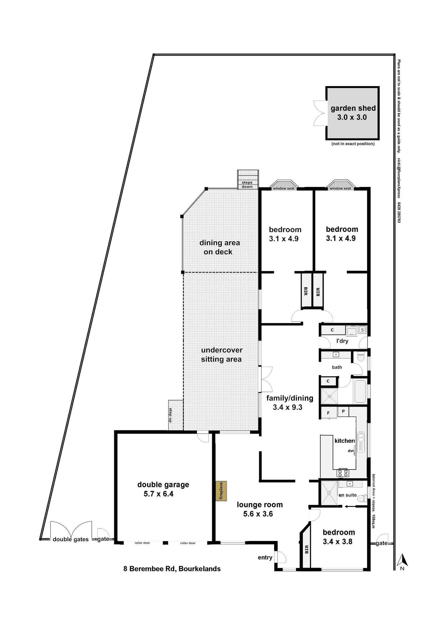 Floorplan of Homely house listing, 8 Berembee Road, Bourkelands NSW 2650