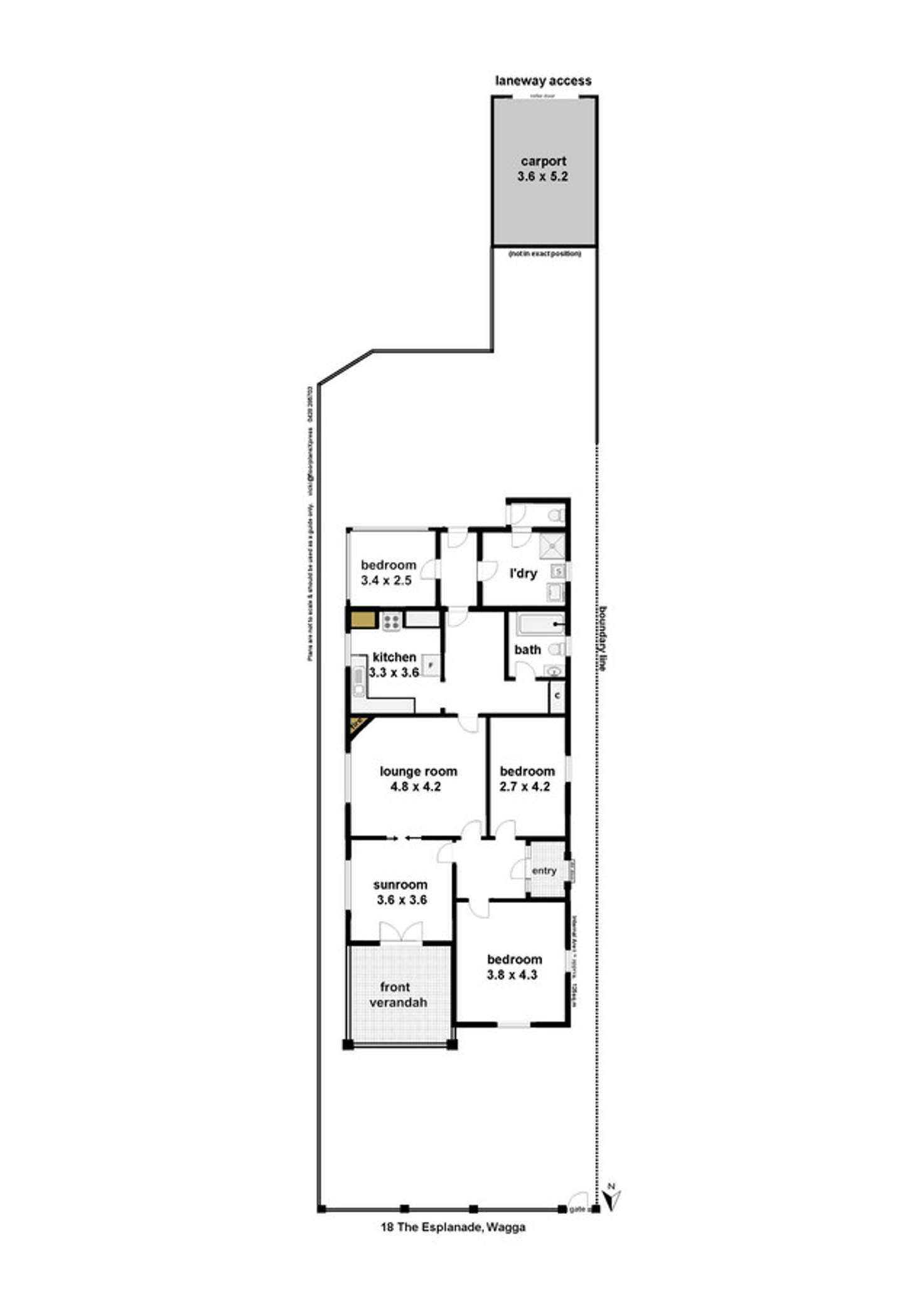 Floorplan of Homely house listing, 18 The Esplanade, Wagga Wagga NSW 2650