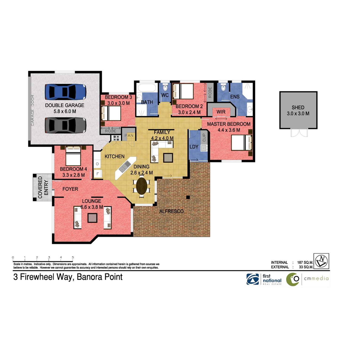Floorplan of Homely house listing, 3 Firewheel Way, Banora Point NSW 2486