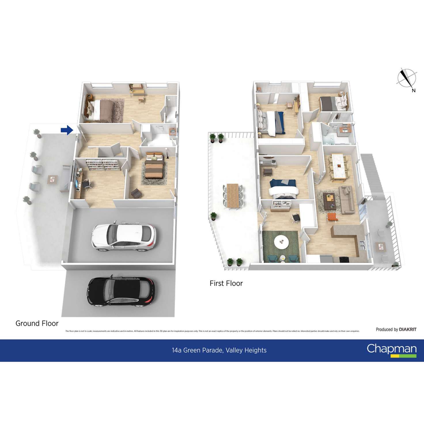 Floorplan of Homely house listing, 14A Green Parade, Valley Heights NSW 2777