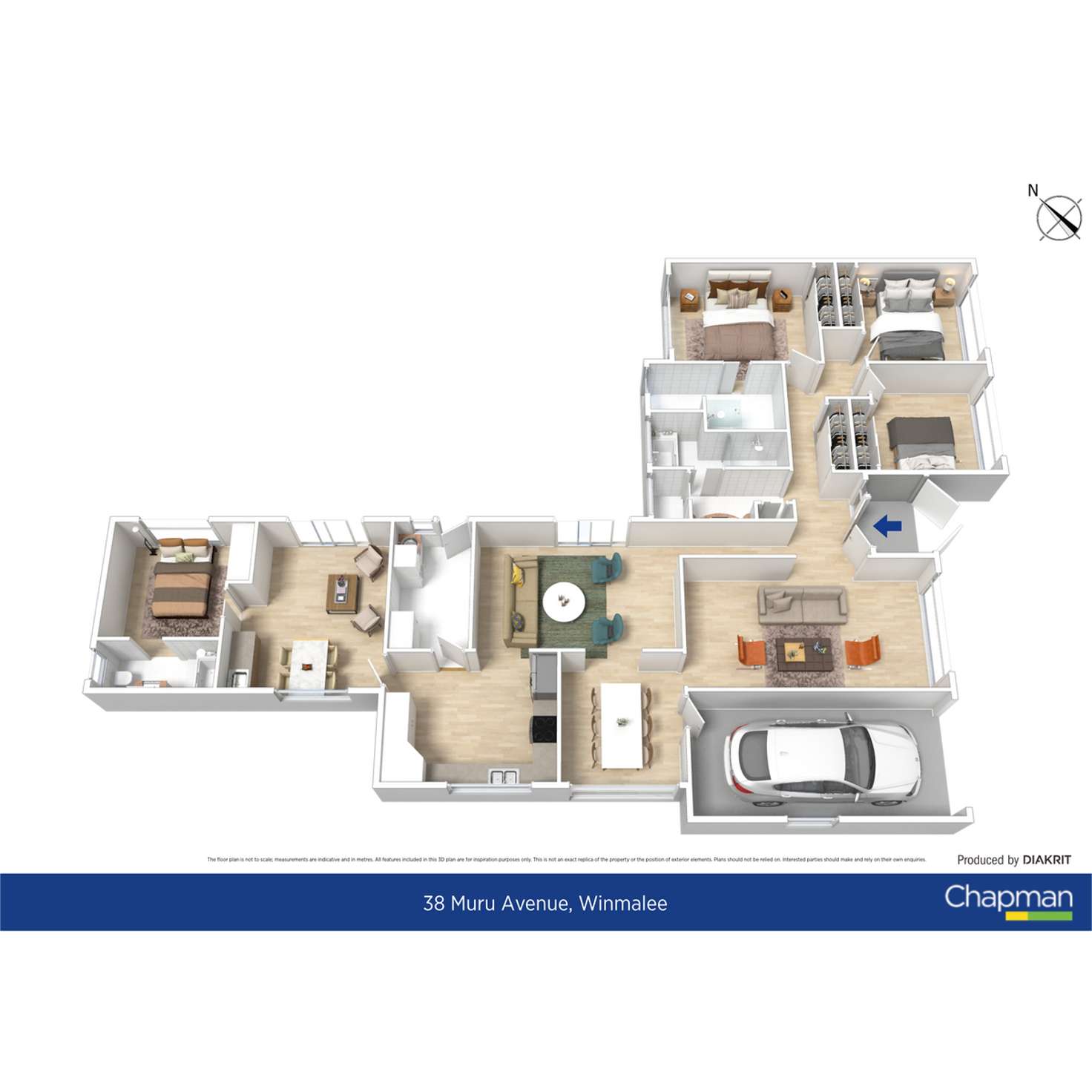 Floorplan of Homely house listing, 38 Muru Avenue, Winmalee NSW 2777