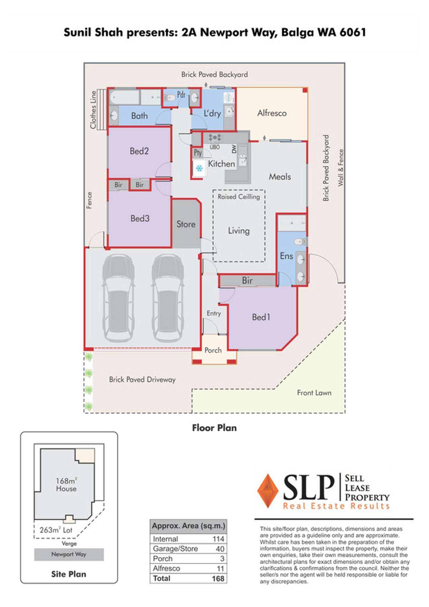Floorplan of Homely house listing, 2B Newport Way, Balga WA 6061