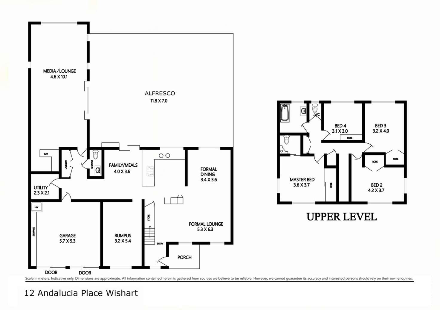 Floorplan of Homely house listing, 12 Andalucia Court, Wishart QLD 4122