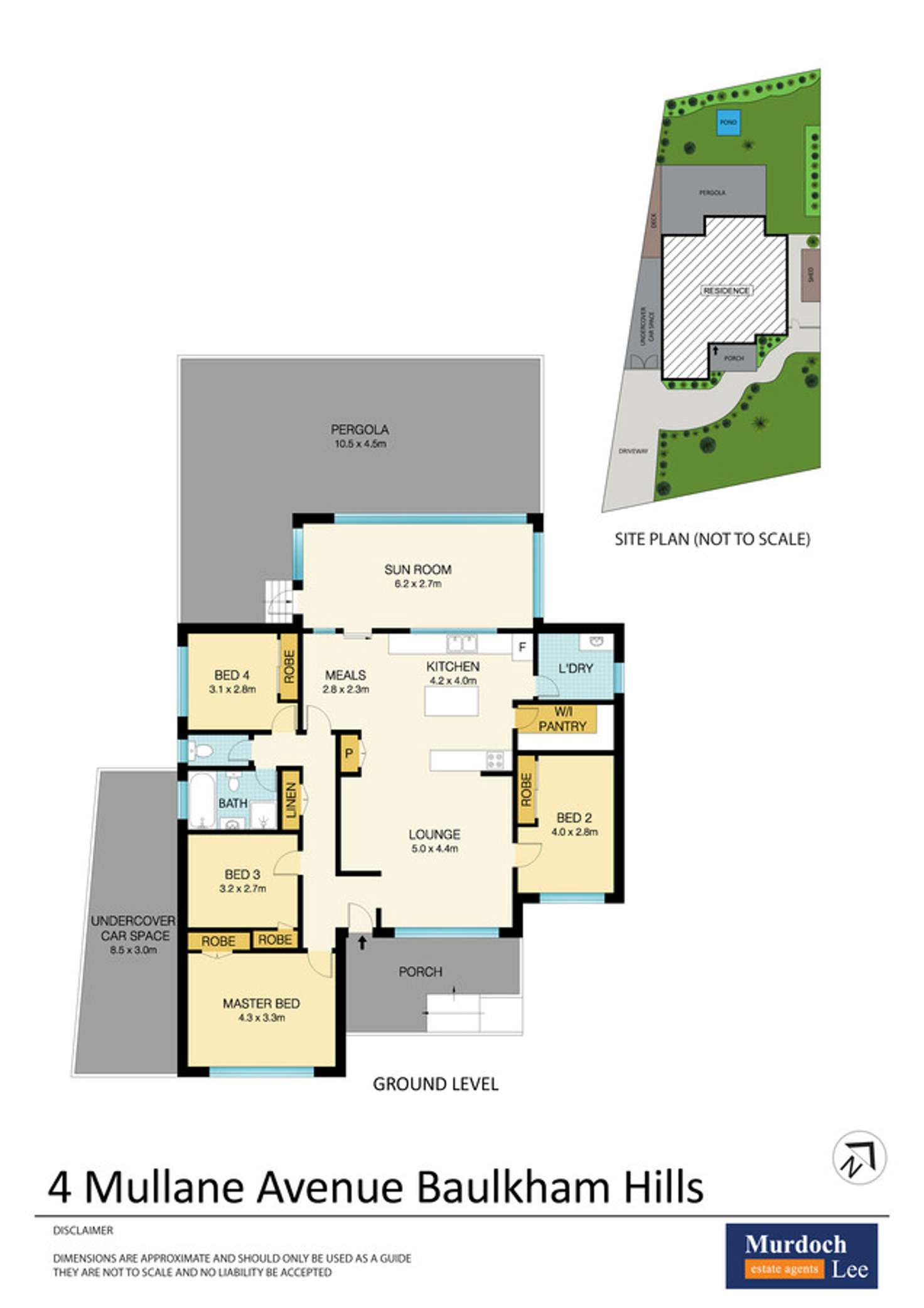 Floorplan of Homely house listing, 4 Mullane Avenue, Baulkham Hills NSW 2153