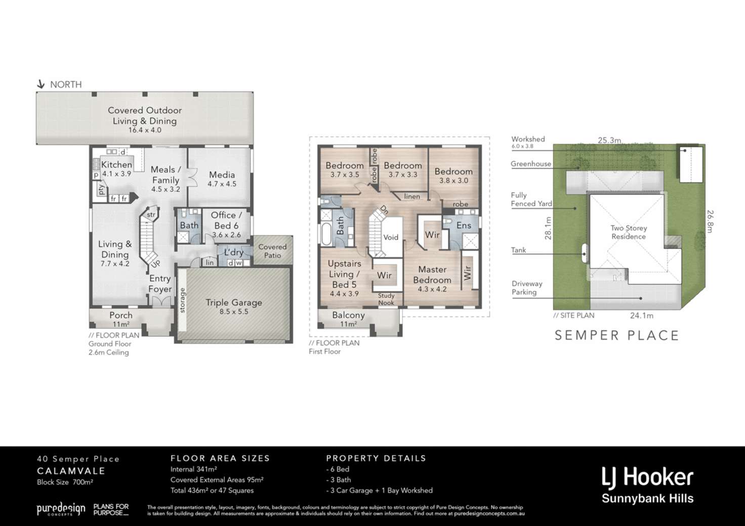 Floorplan of Homely house listing, 40 Semper Place, Calamvale QLD 4116