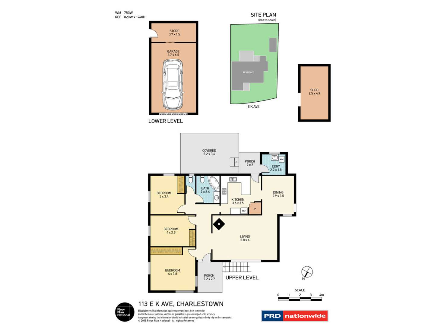 Floorplan of Homely house listing, 113 E K Avenue, Charlestown NSW 2290