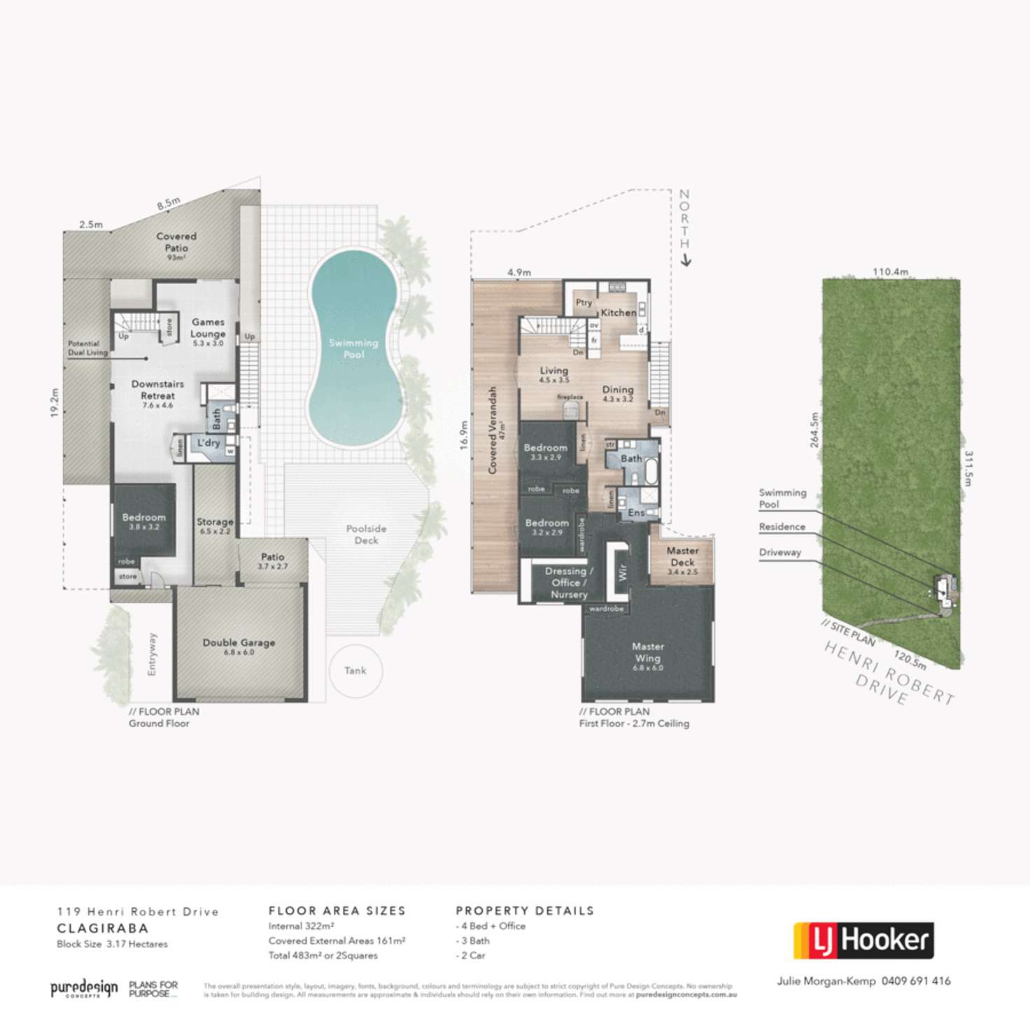 Floorplan of Homely house listing, 119 Henri Robert Drive, Clagiraba QLD 4211