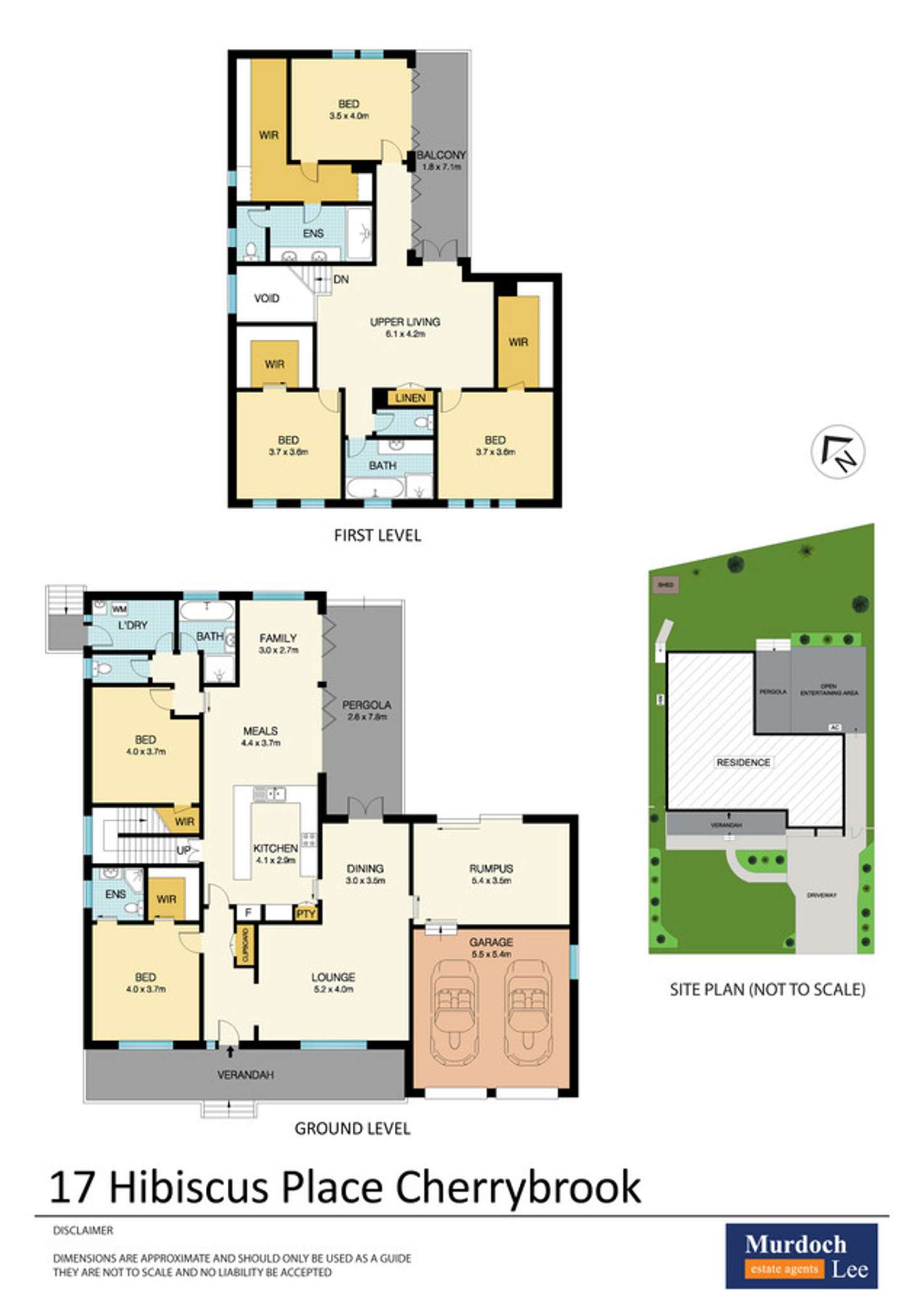 Floorplan of Homely house listing, 17 Hibiscus Place, Cherrybrook NSW 2126