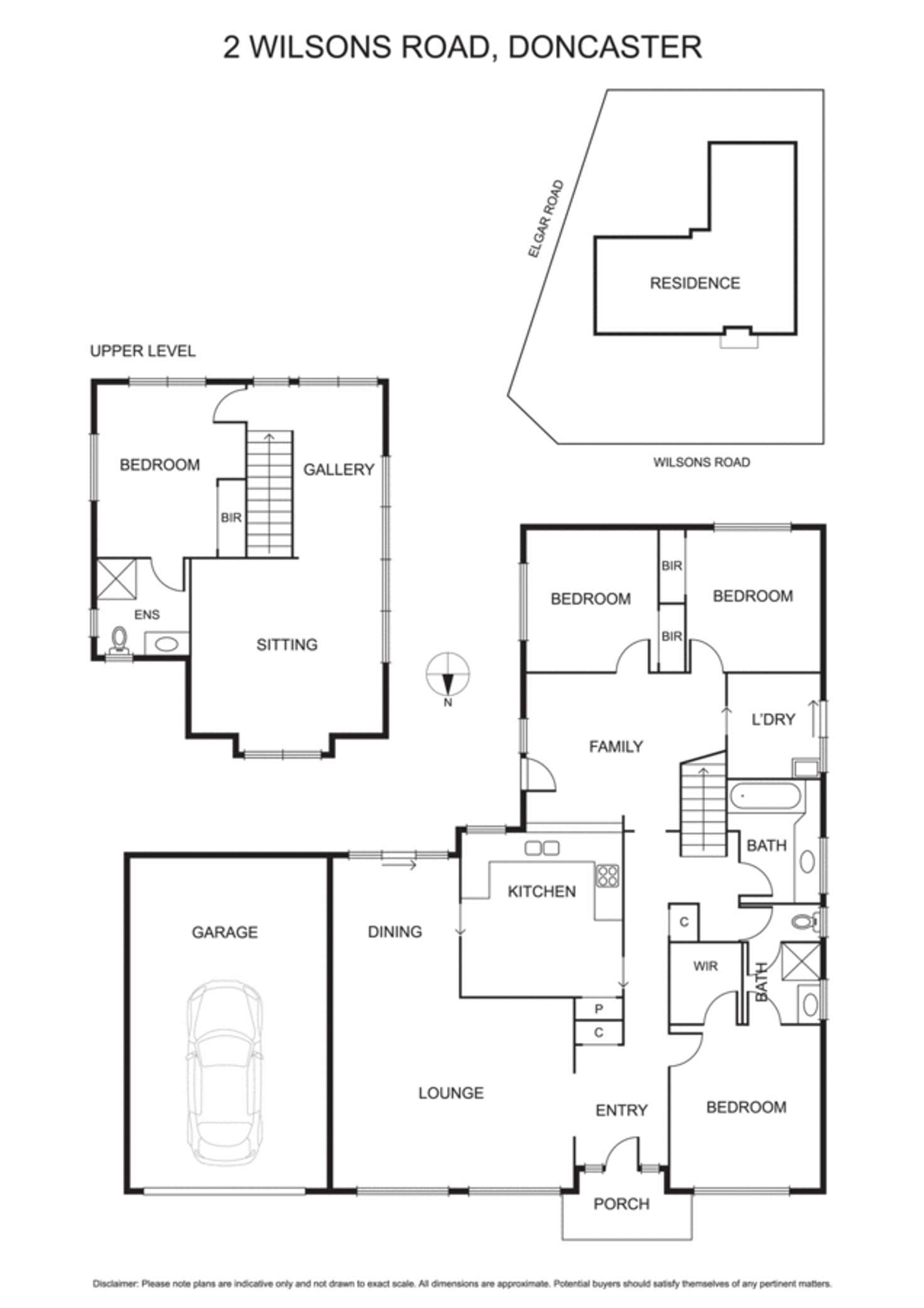 Floorplan of Homely house listing, 2 Wilsons Road, Doncaster VIC 3108