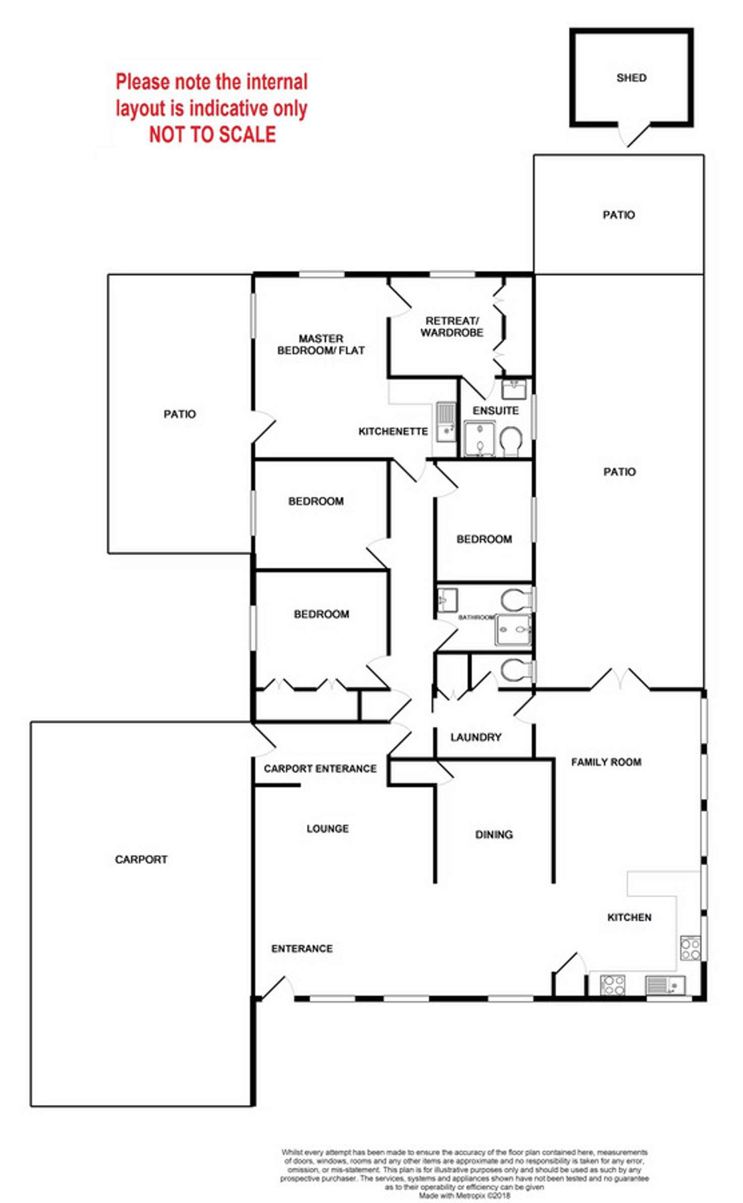 Floorplan of Homely house listing, 7 Jaccard Way, Lynwood WA 6147