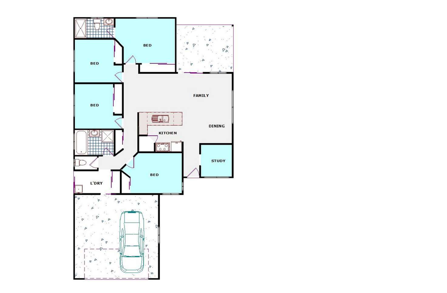 Floorplan of Homely house listing, 25 Kurrawa Crescent, Glenvale QLD 4350