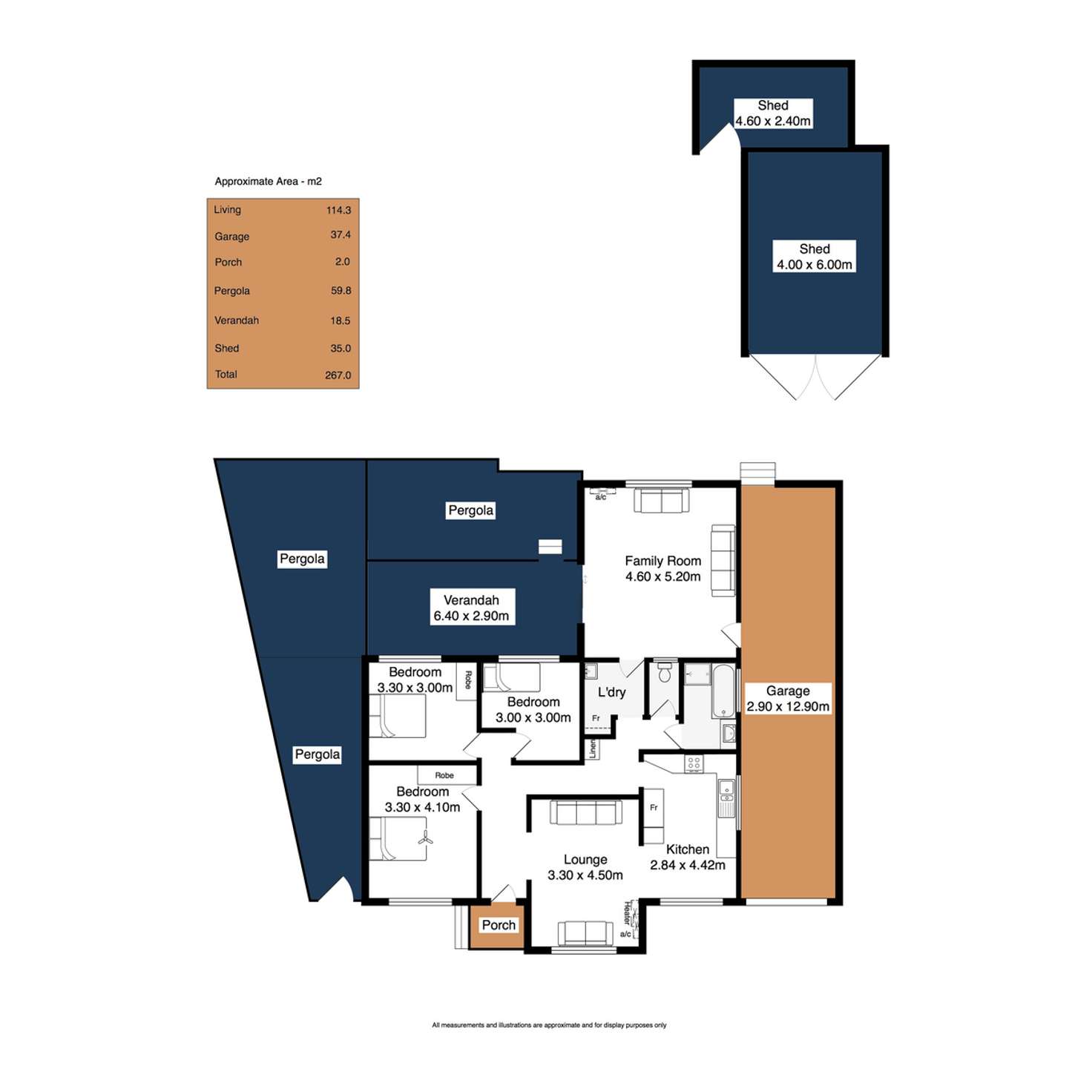 Floorplan of Homely house listing, 5 Randell Road, Morphett Vale SA 5162