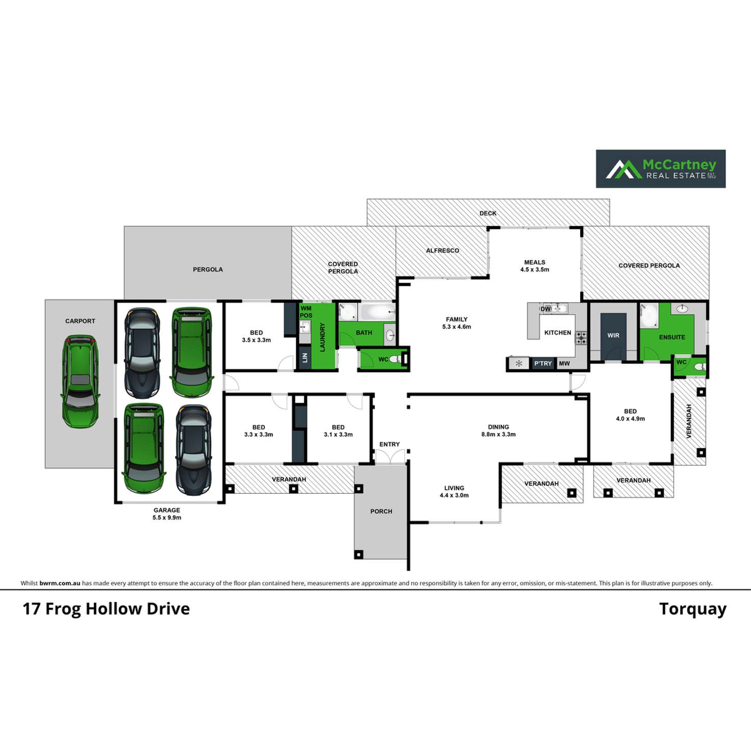 Floorplan of Homely house listing, 17 Frog Hollow Drive, Torquay VIC 3228