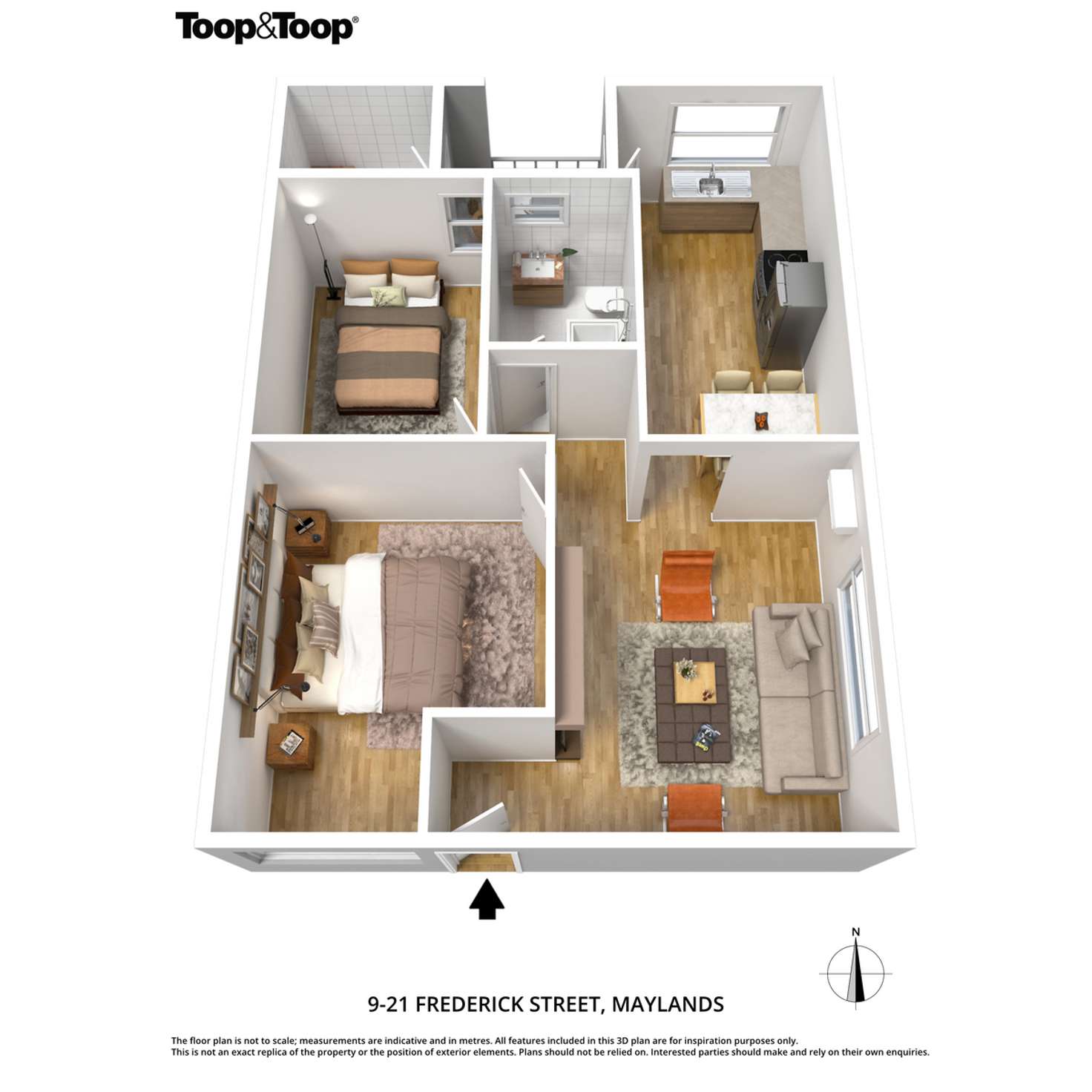 Floorplan of Homely unit listing, 9/21 Frederick Street, Maylands SA 5069