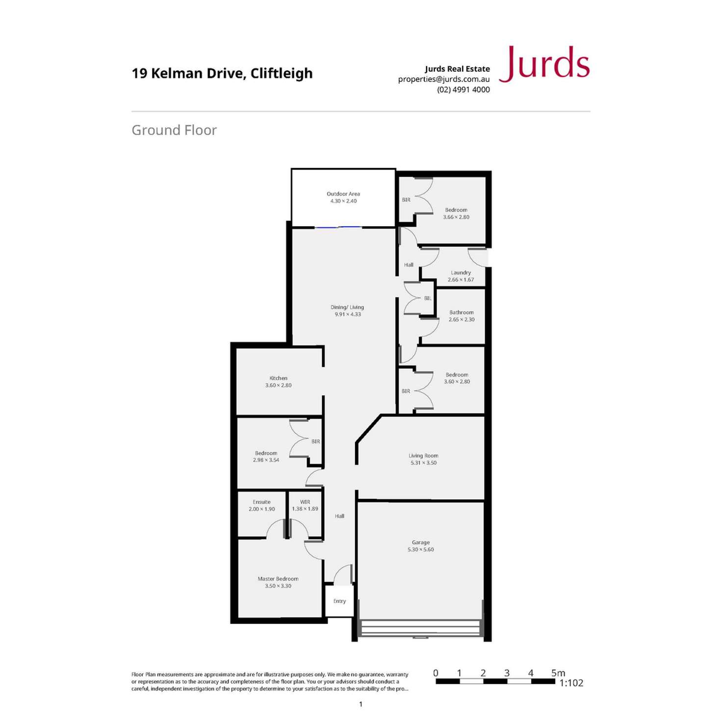 Floorplan of Homely house listing, 19 Kelman Drive, Cliftleigh NSW 2321