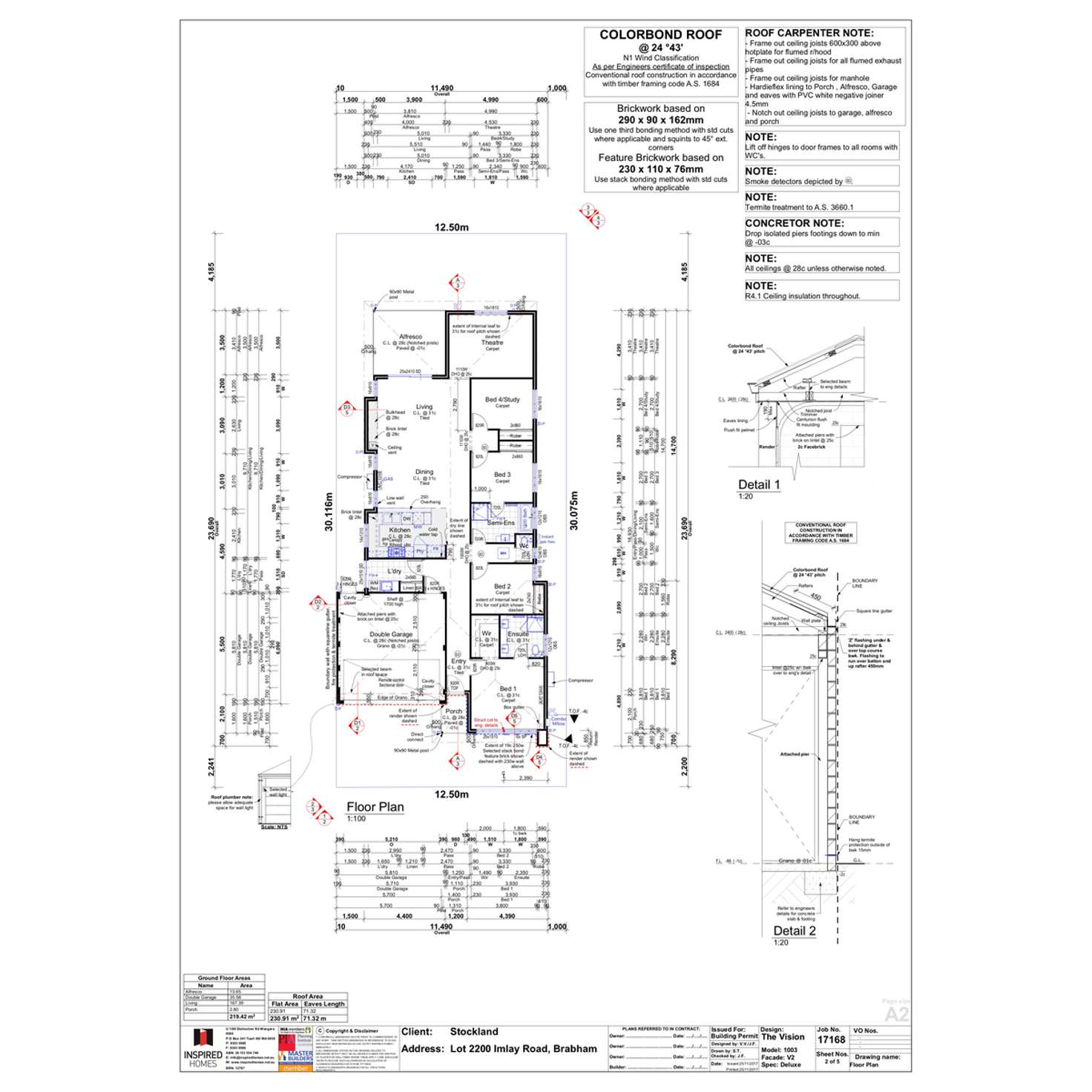 Floorplan of Homely house listing, 27 Imlay Road, Brabham WA 6055