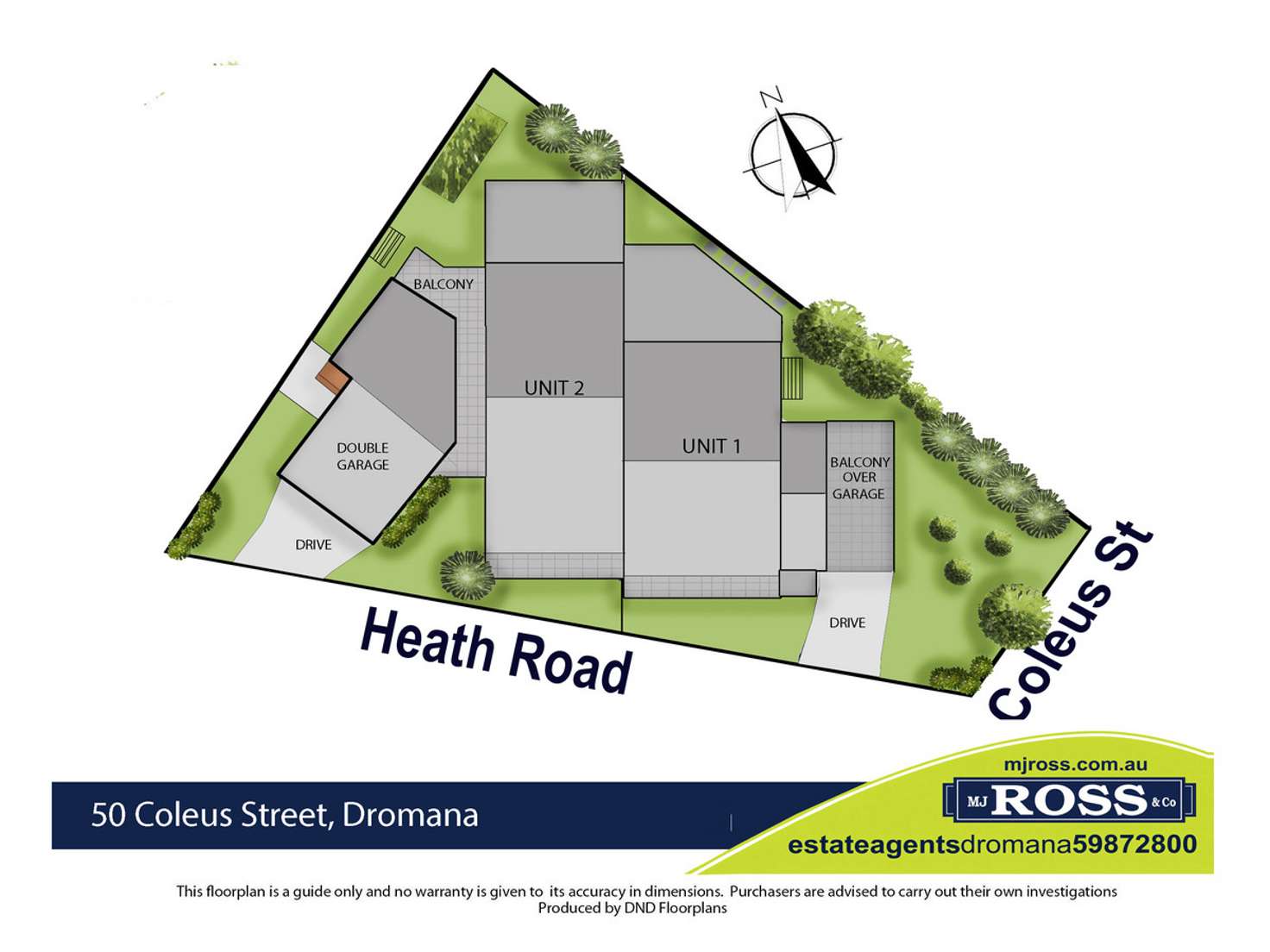 Floorplan of Homely house listing, 50 Coleus Street, Dromana VIC 3936