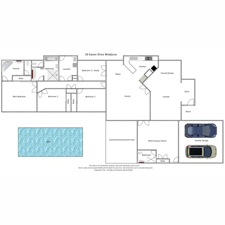 Floorplan of Homely house listing, 30 Kaiser Drive, Windaroo QLD 4207