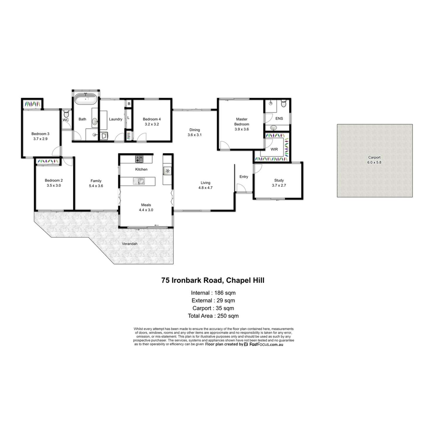 Floorplan of Homely house listing, 75 Ironbark Road, Chapel Hill QLD 4069