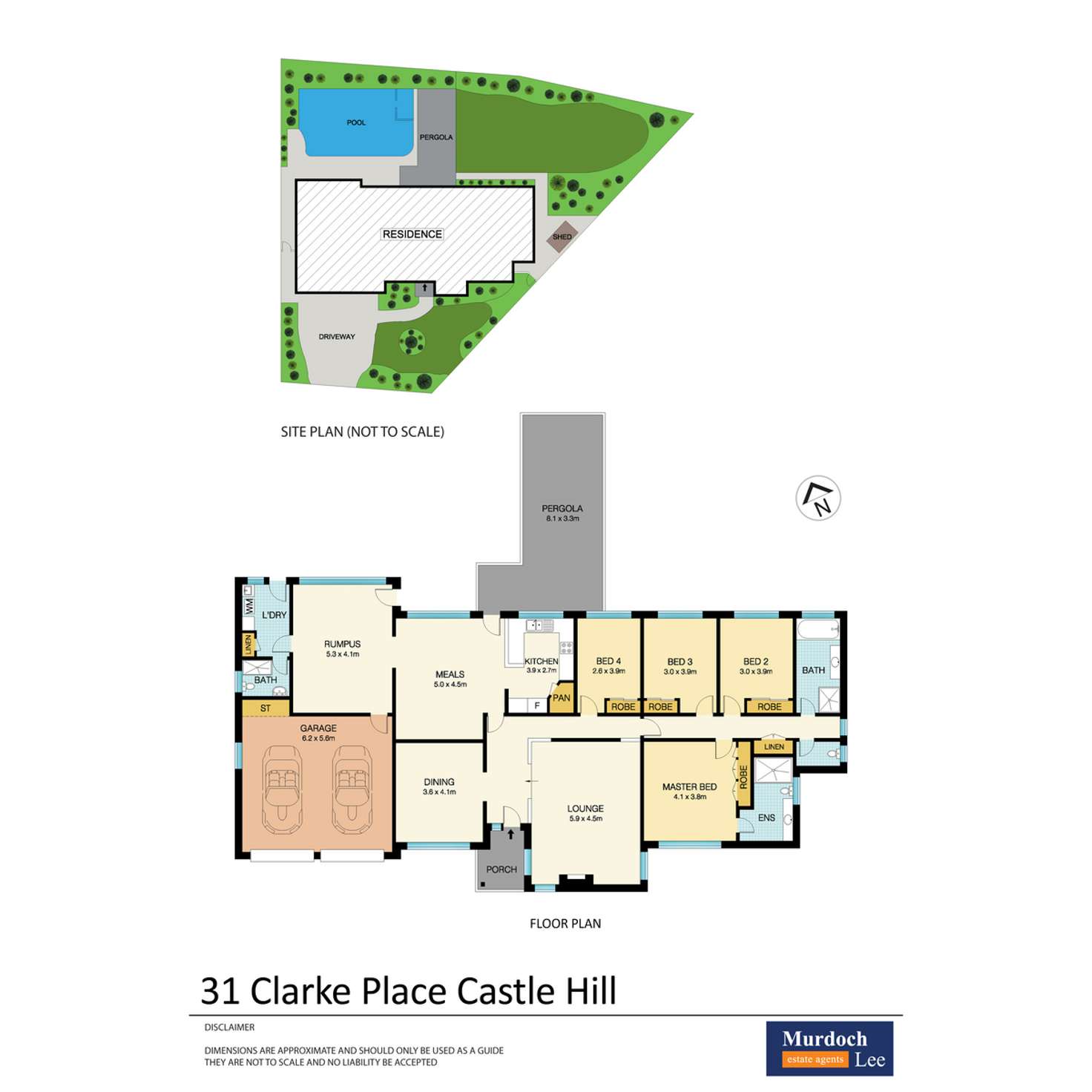 Floorplan of Homely house listing, 31 Clarke Place, Castle Hill NSW 2154