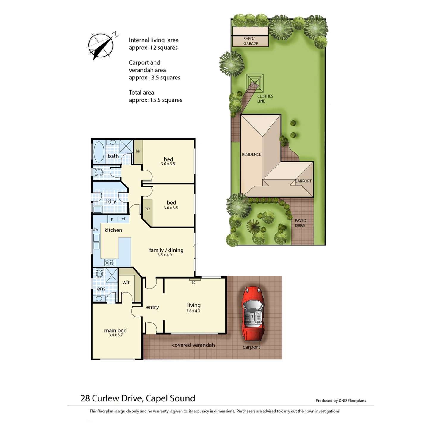 Floorplan of Homely house listing, 28 Curlew Drive, Capel Sound VIC 3940