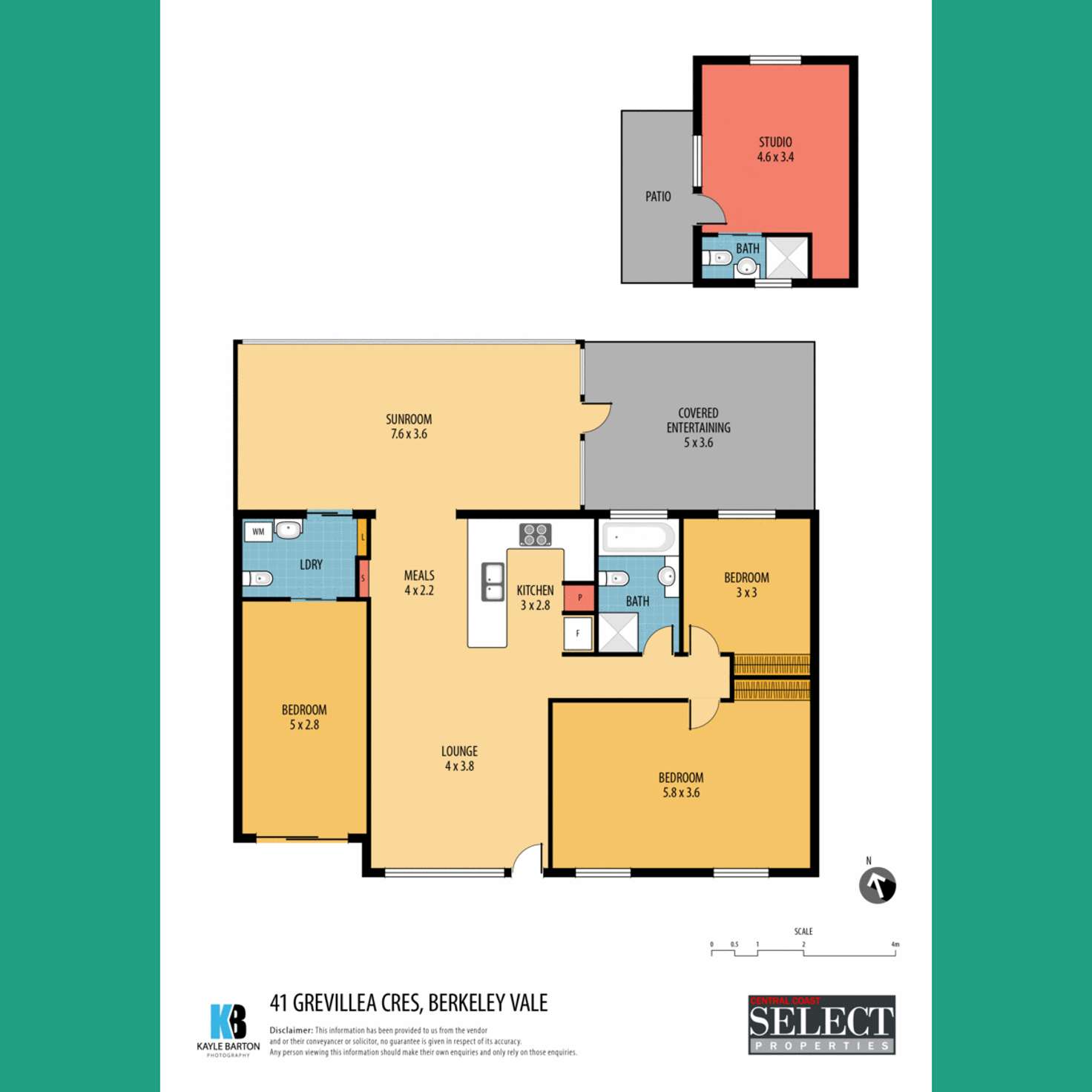 Floorplan of Homely house listing, 41 Grevillea Crescent, Berkeley Vale NSW 2261