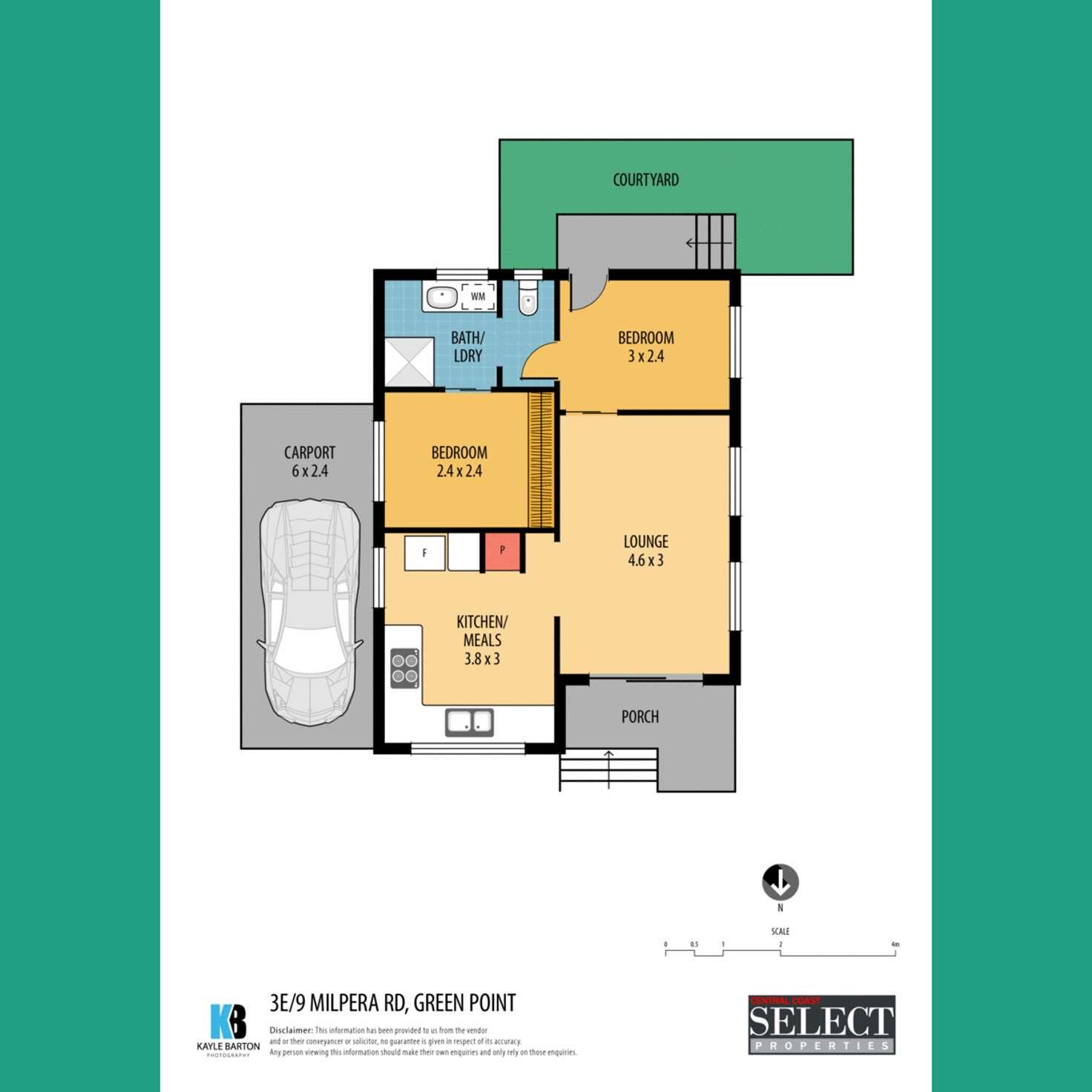Floorplan of Homely house listing, E3/9 Milpera Road, Green Point NSW 2251