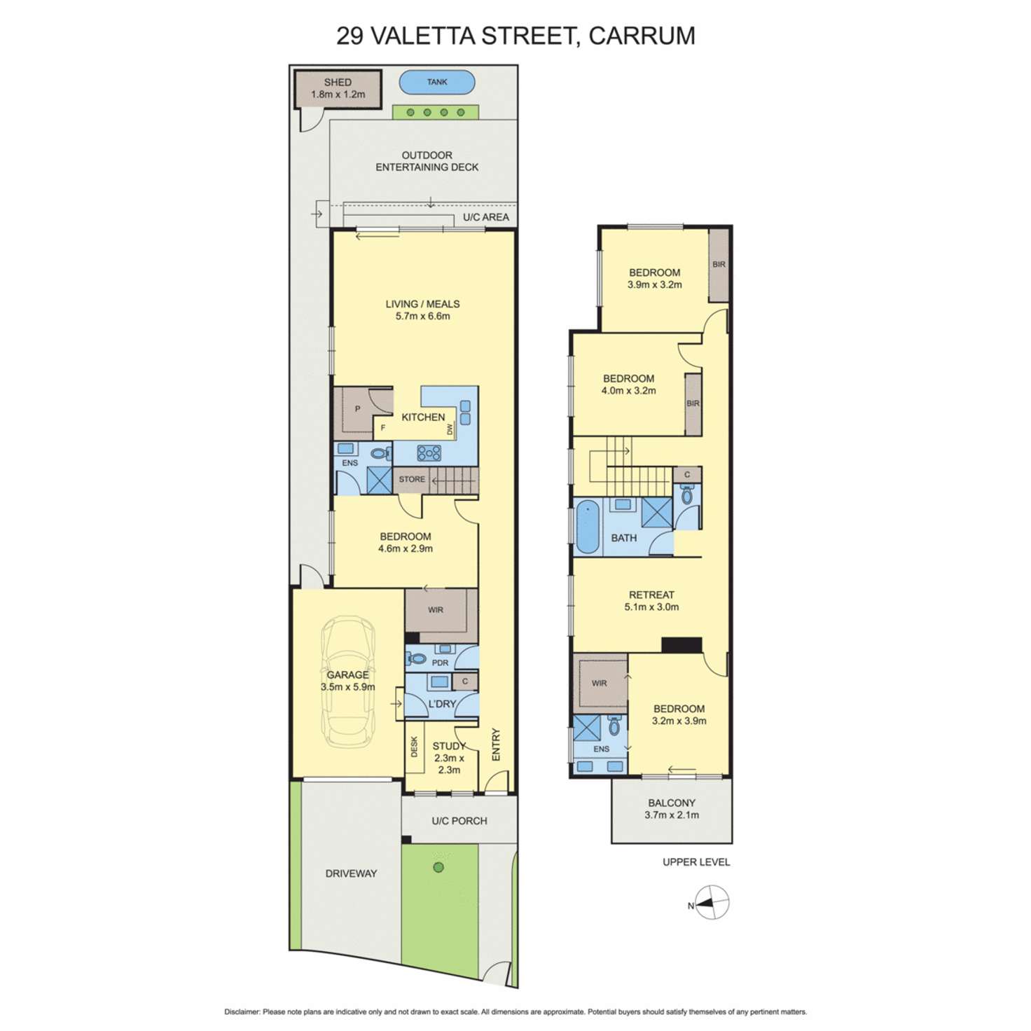 Floorplan of Homely house listing, 29A Valetta Street, Carrum VIC 3197