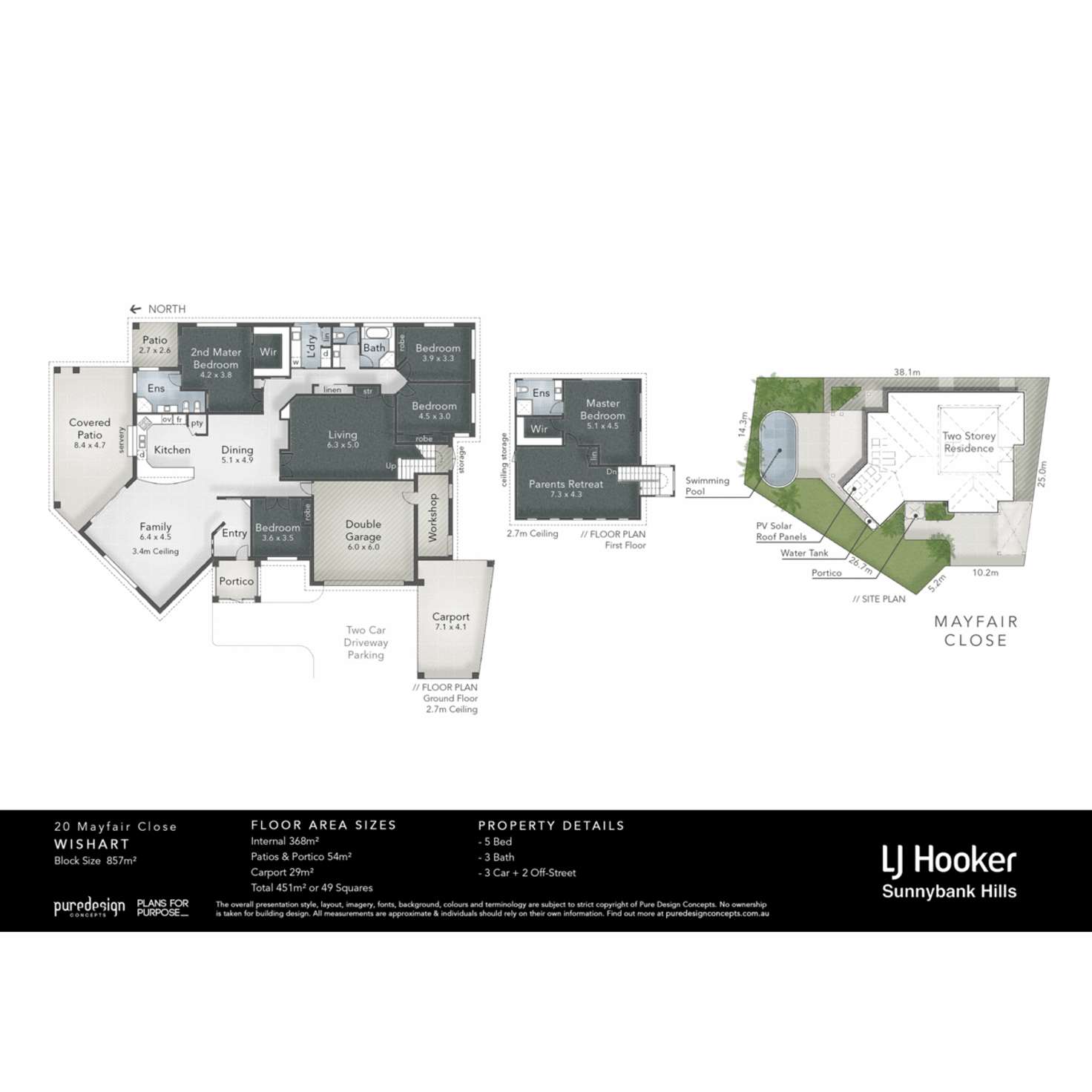 Floorplan of Homely house listing, 20 Mayfair Close, Wishart QLD 4122