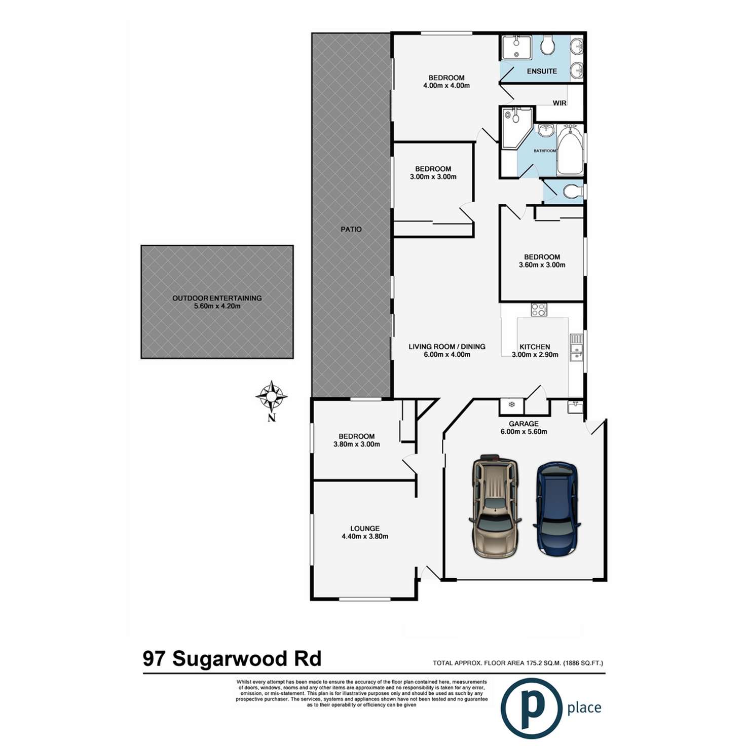 Floorplan of Homely house listing, 97 Sugarwood Street, Bellbowrie QLD 4070