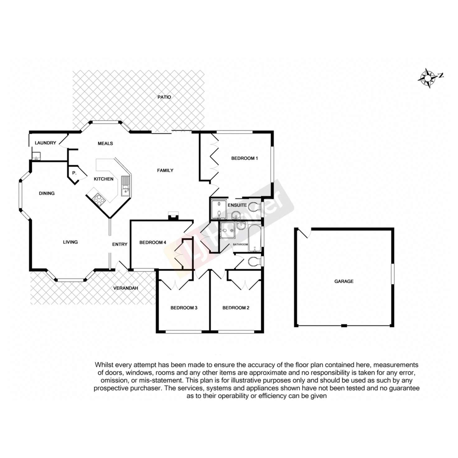 Floorplan of Homely house listing, 4 Gungurru Crescent, Kuraby QLD 4112