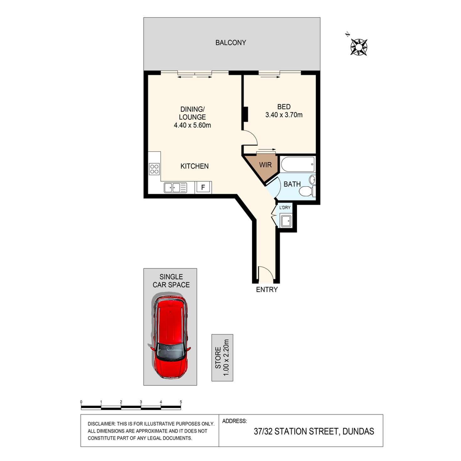 Floorplan of Homely apartment listing, 37/32 Station Street, Dundas NSW 2117