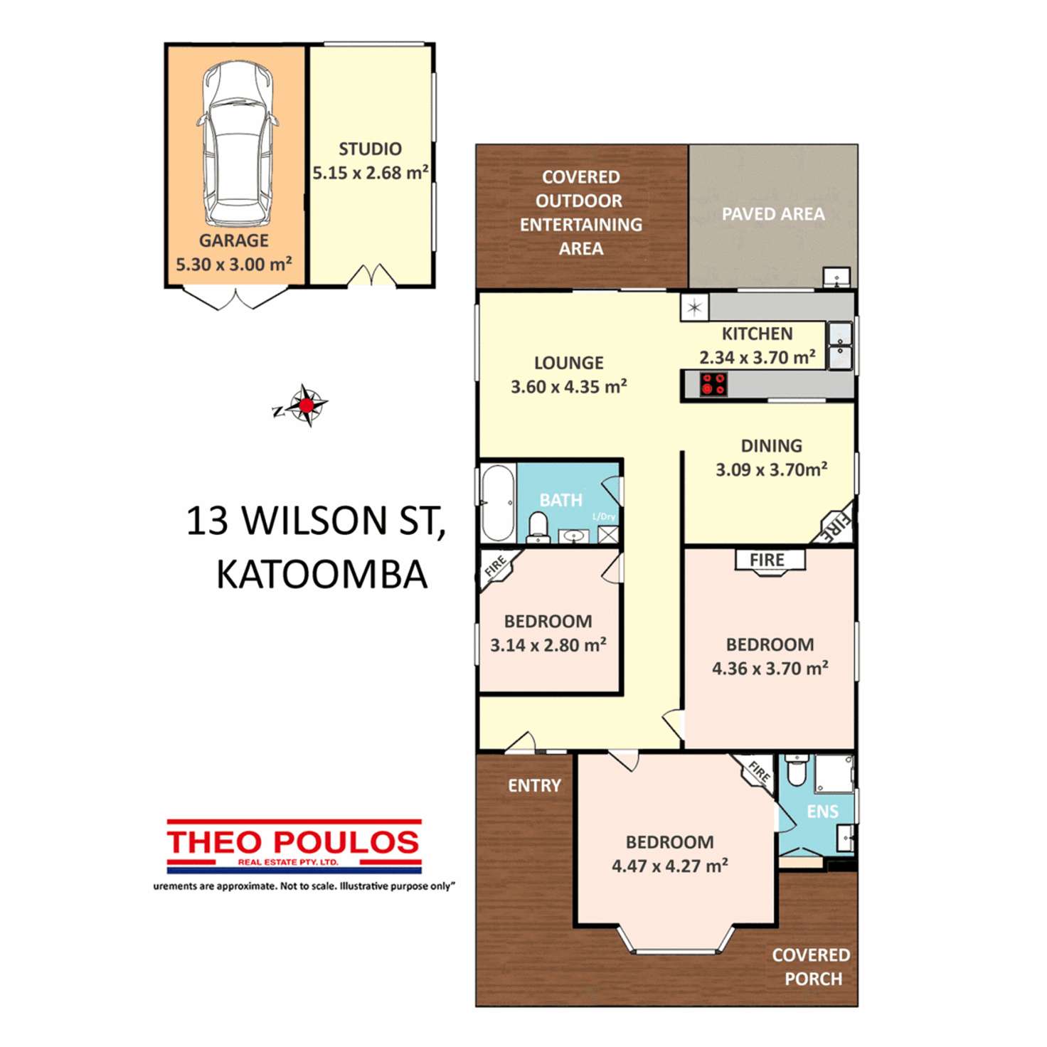 Floorplan of Homely house listing, 13 Wilson Street, Katoomba NSW 2780