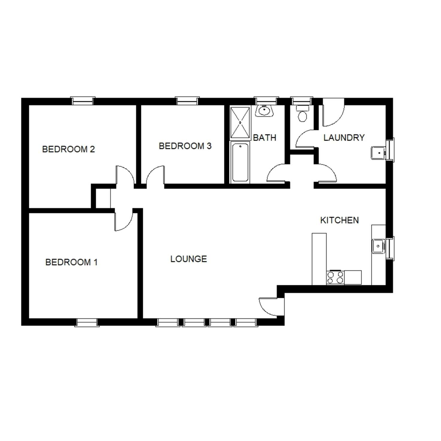 Floorplan of Homely house listing, 22 Lewis Terrace, Iron Knob SA 5611