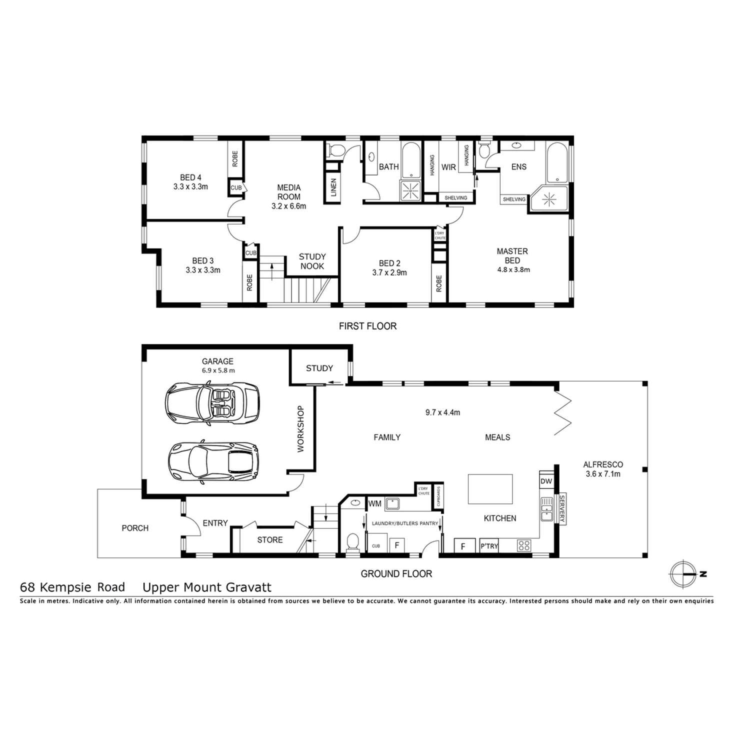 Floorplan of Homely house listing, 68 Kempsie Road, Upper Mount Gravatt QLD 4122