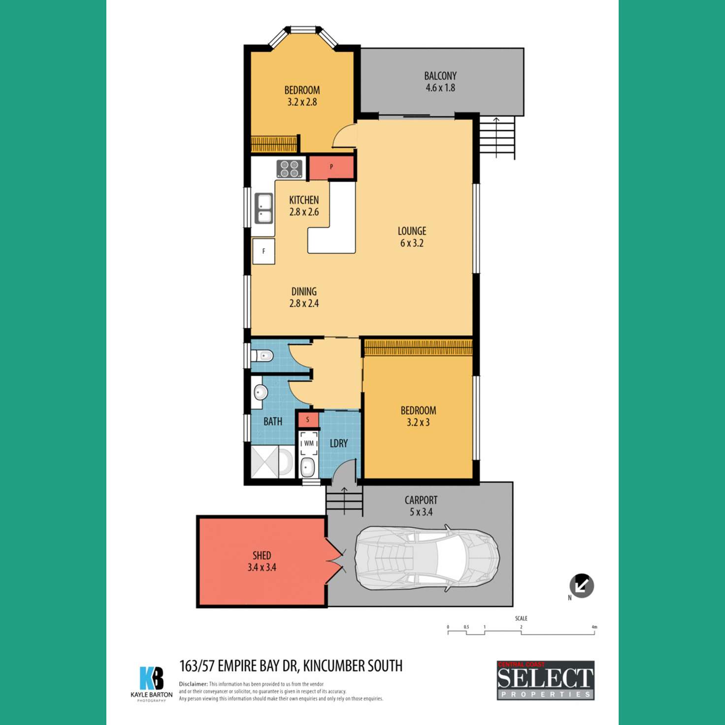 Floorplan of Homely house listing, 163/57 Empire Bay Drive, Kincumber NSW 2251