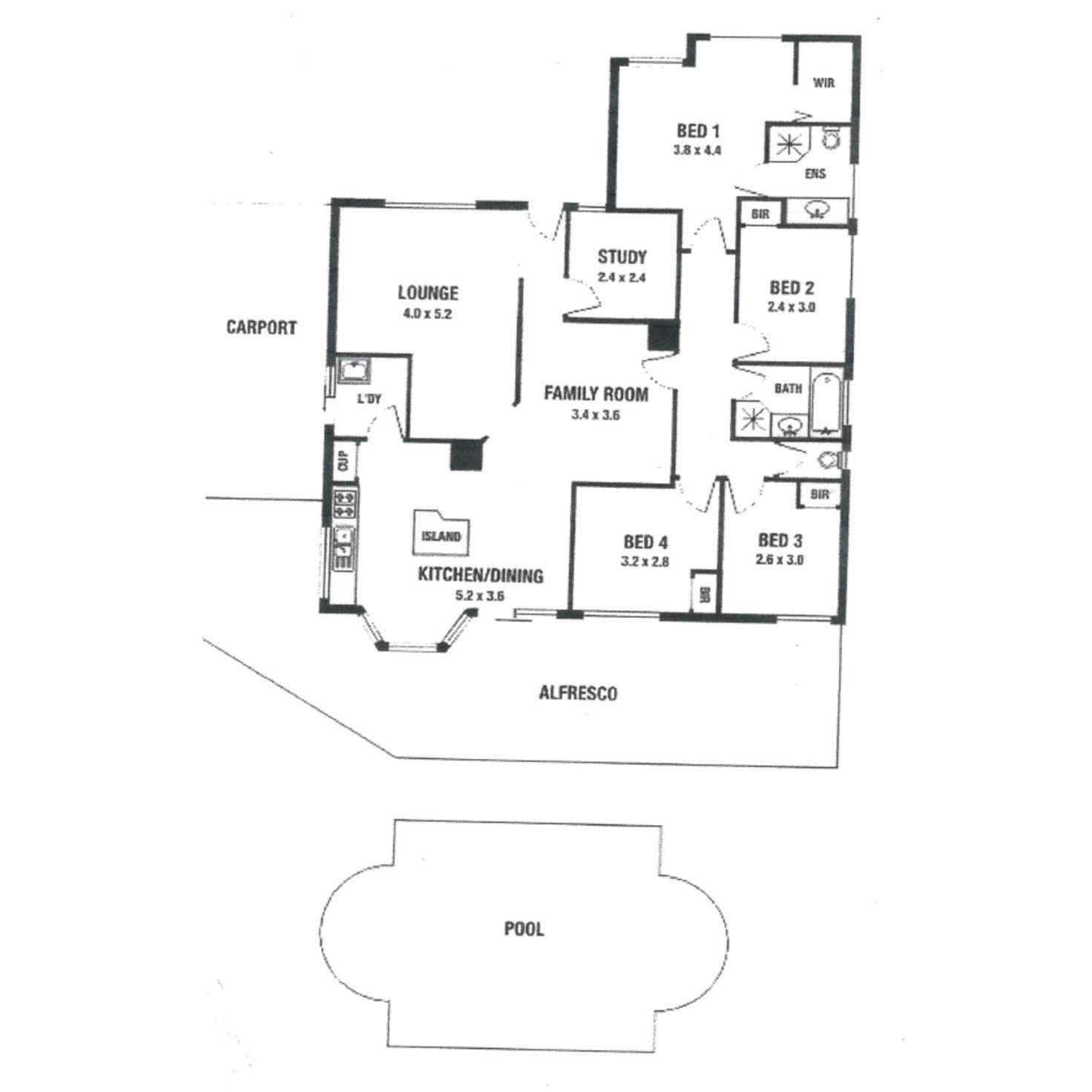 Floorplan of Homely house listing, 17 Bay Meadow Heights, Connolly WA 6027