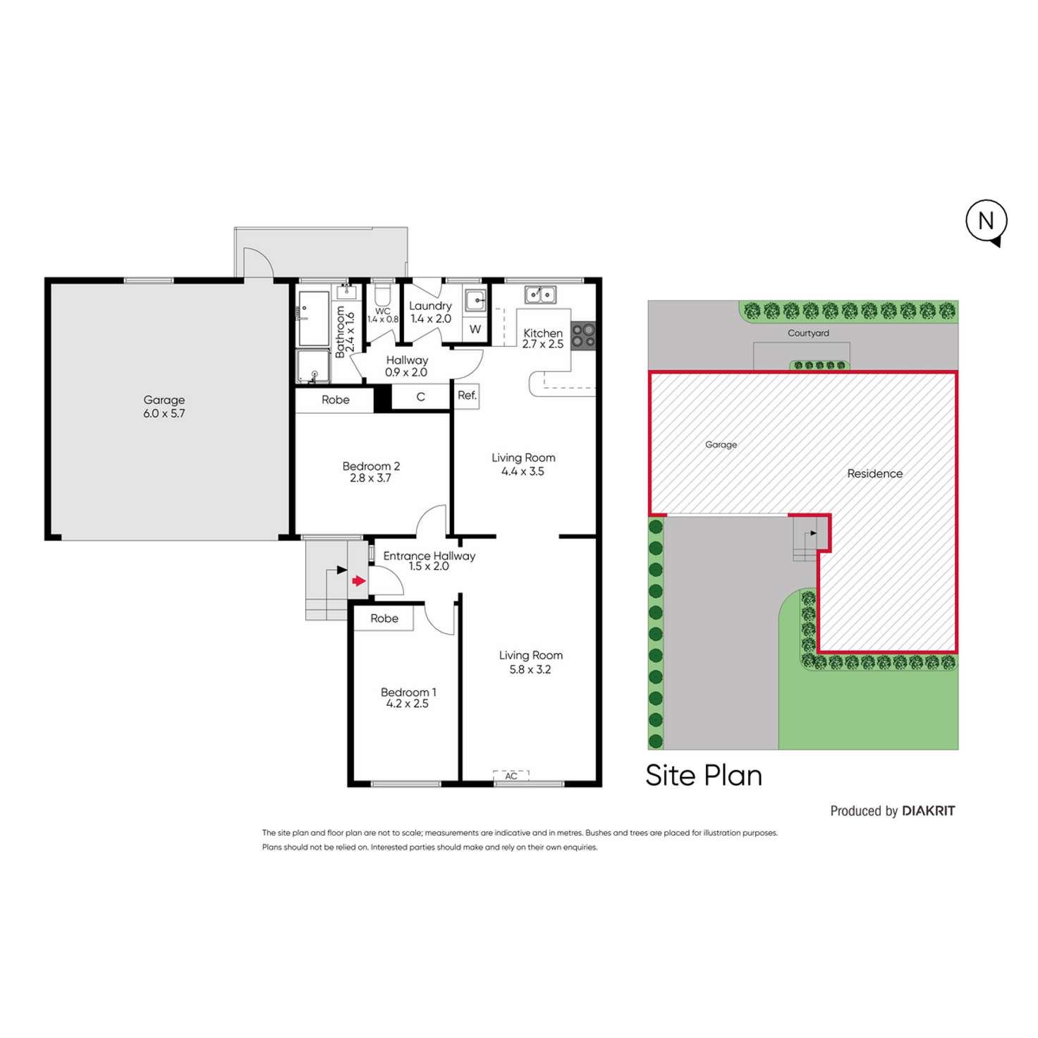 Floorplan of Homely unit listing, 2/80 Watts Street, Box Hill North VIC 3129