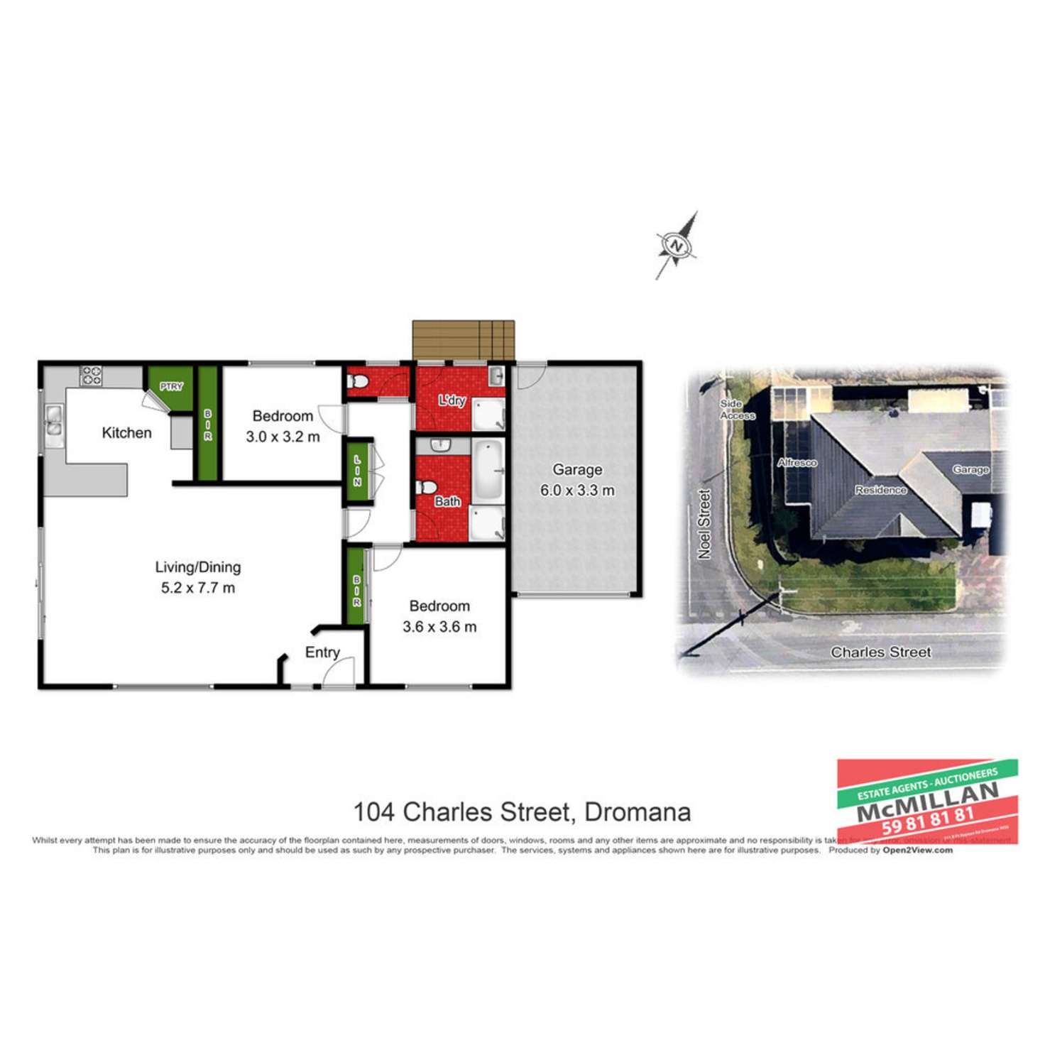 Floorplan of Homely unit listing, 104 Charles Street, Dromana VIC 3936