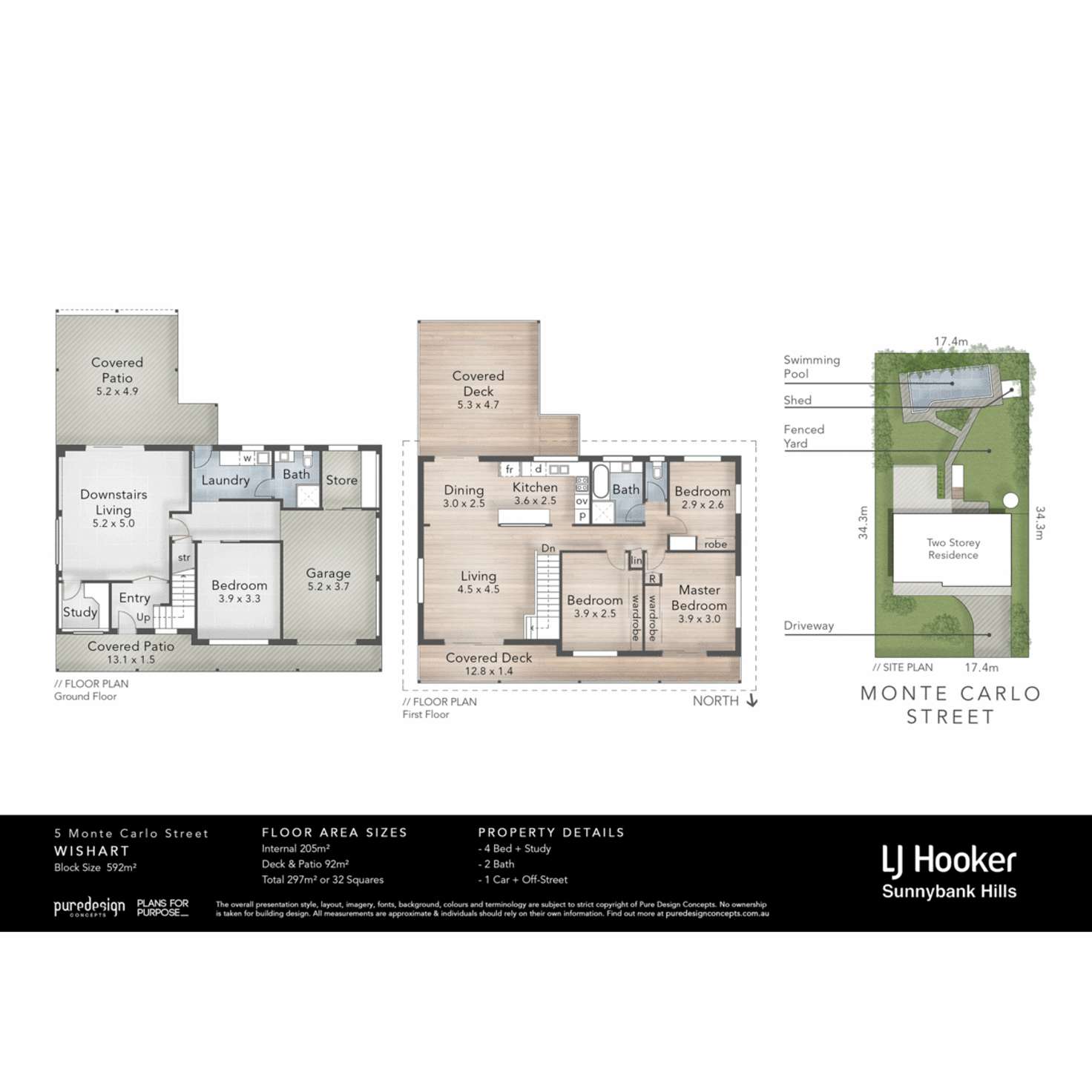 Floorplan of Homely house listing, 5 Monte Carlo Street, Wishart QLD 4122