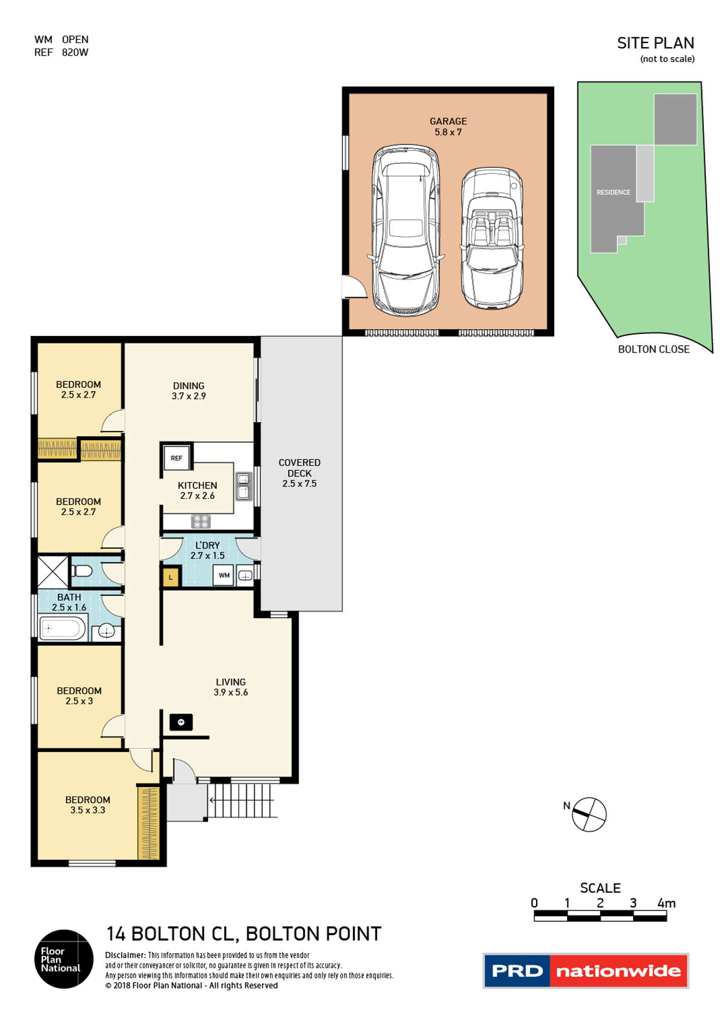 Floorplan of Homely house listing, 14 Bolton Close, Bolton Point NSW 2283