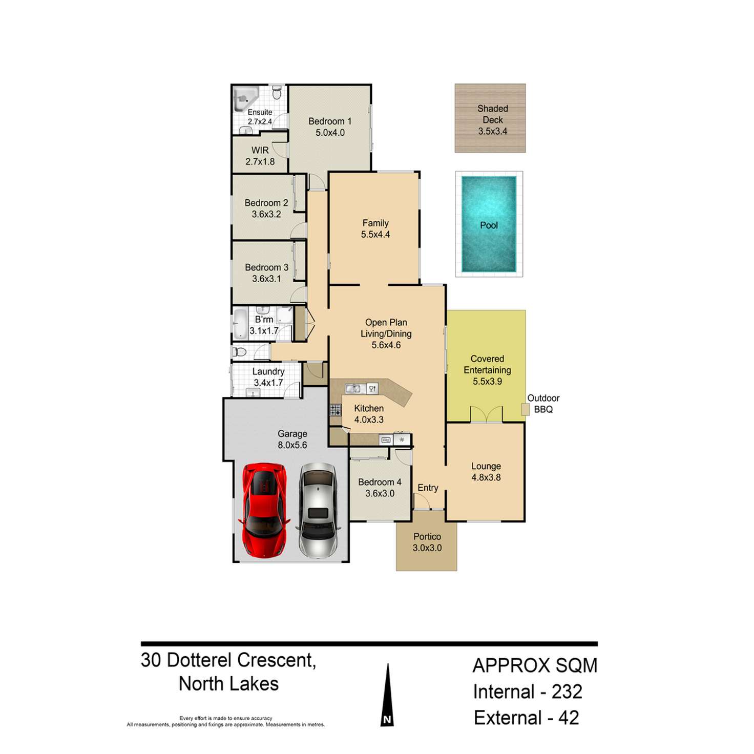 Floorplan of Homely house listing, 30 Dotterel Crescent, North Lakes QLD 4509