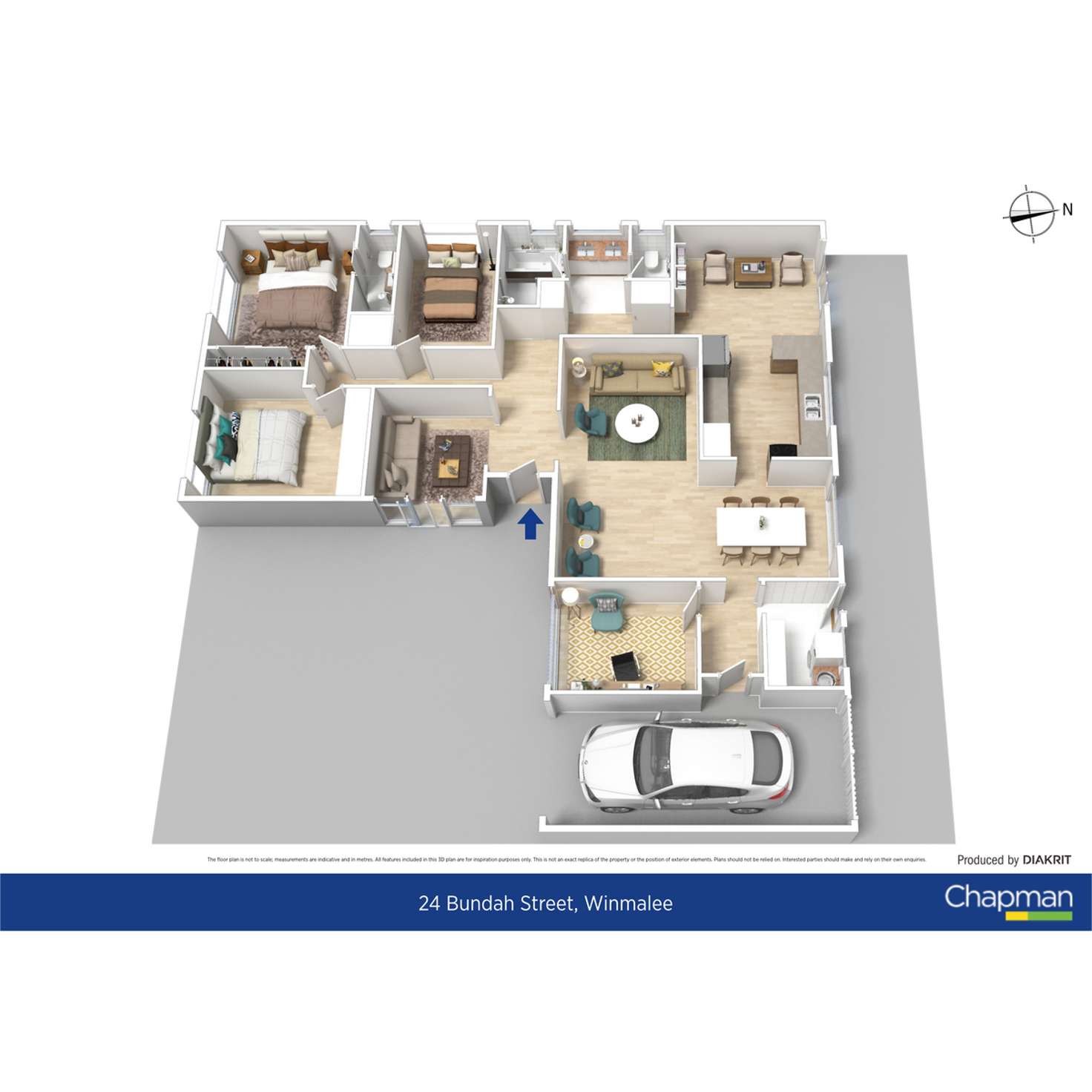 Floorplan of Homely house listing, 24 Bundah Street, Winmalee NSW 2777