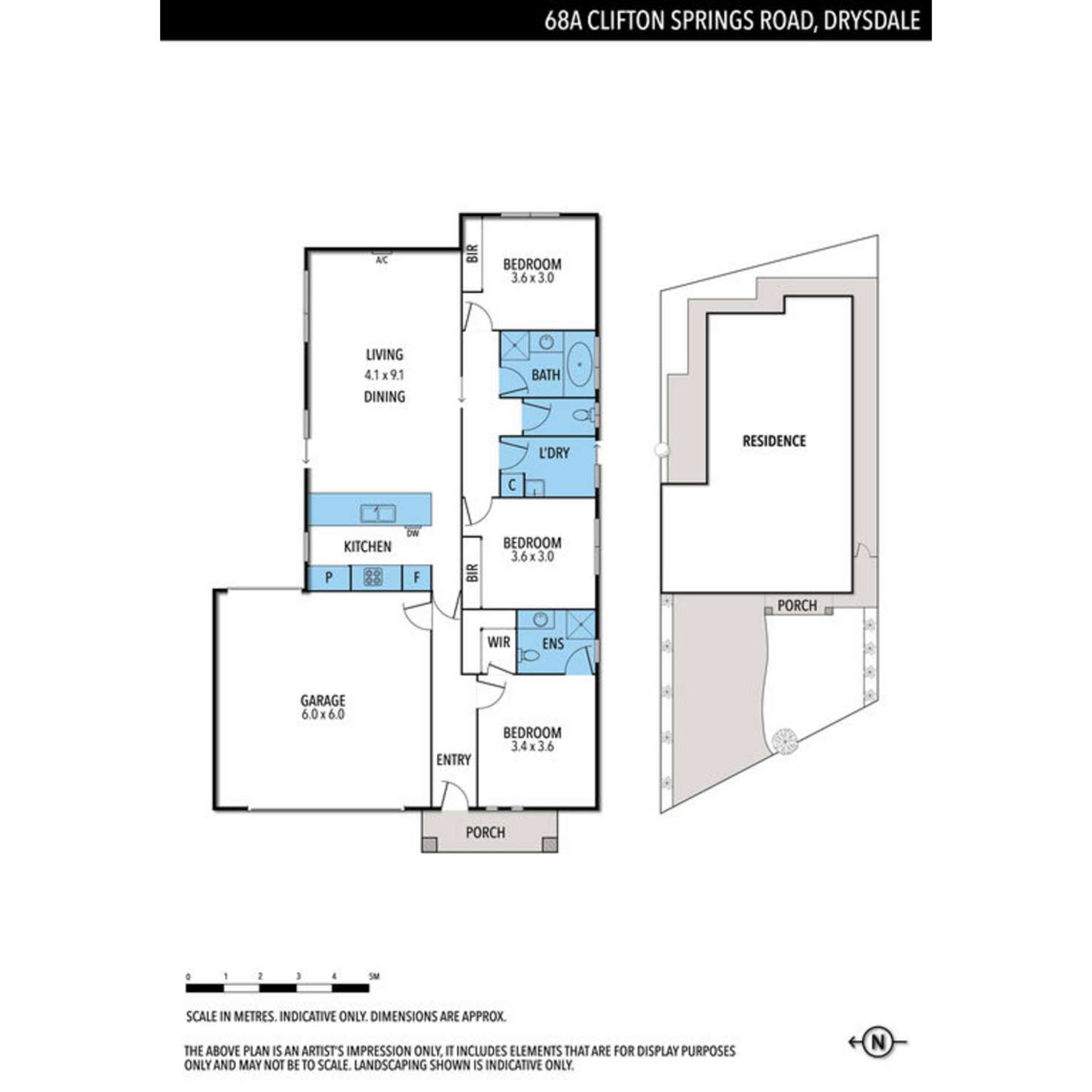 Floorplan of Homely house listing, 68 A Clifton Springs Road, Drysdale VIC 3222