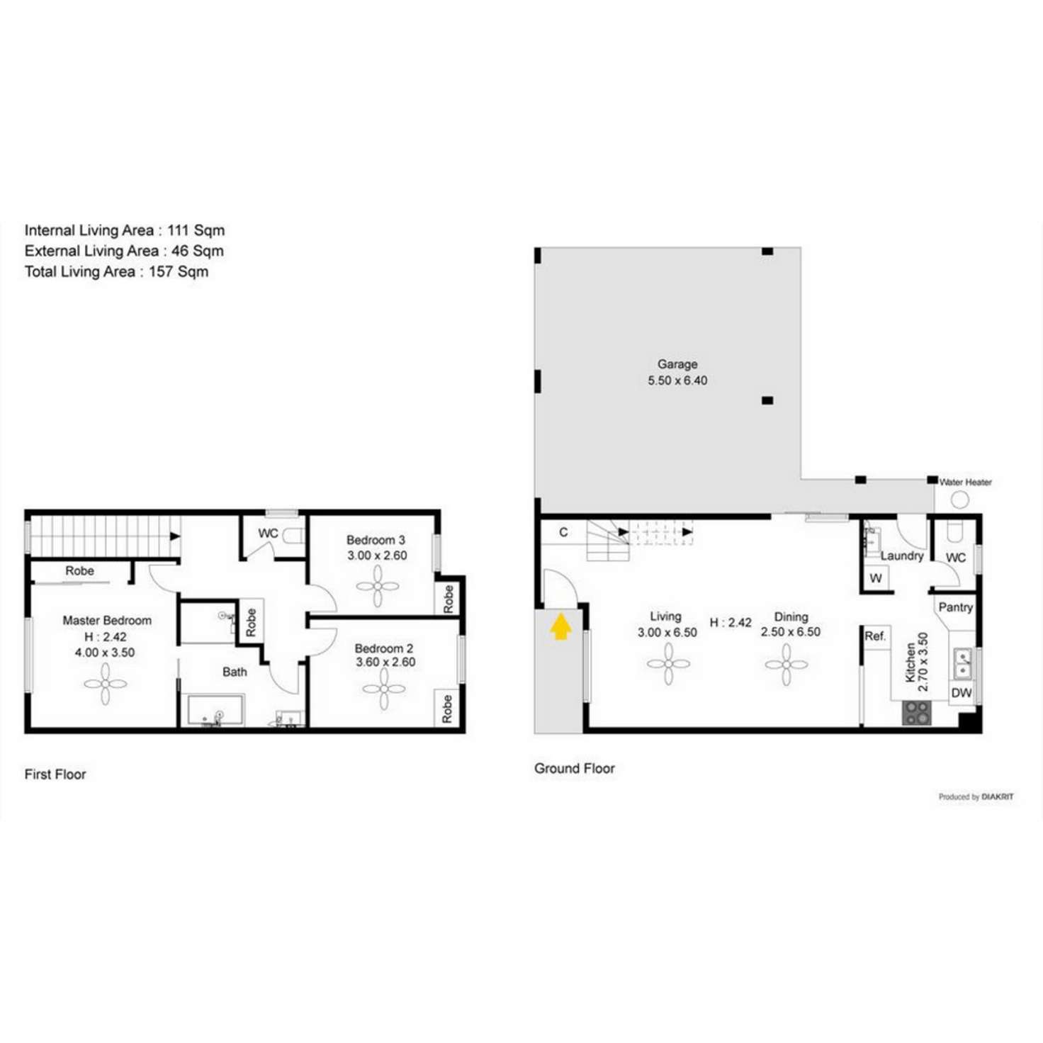 Floorplan of Homely townhouse listing, 15/173 Fursden Road, Carina QLD 4152