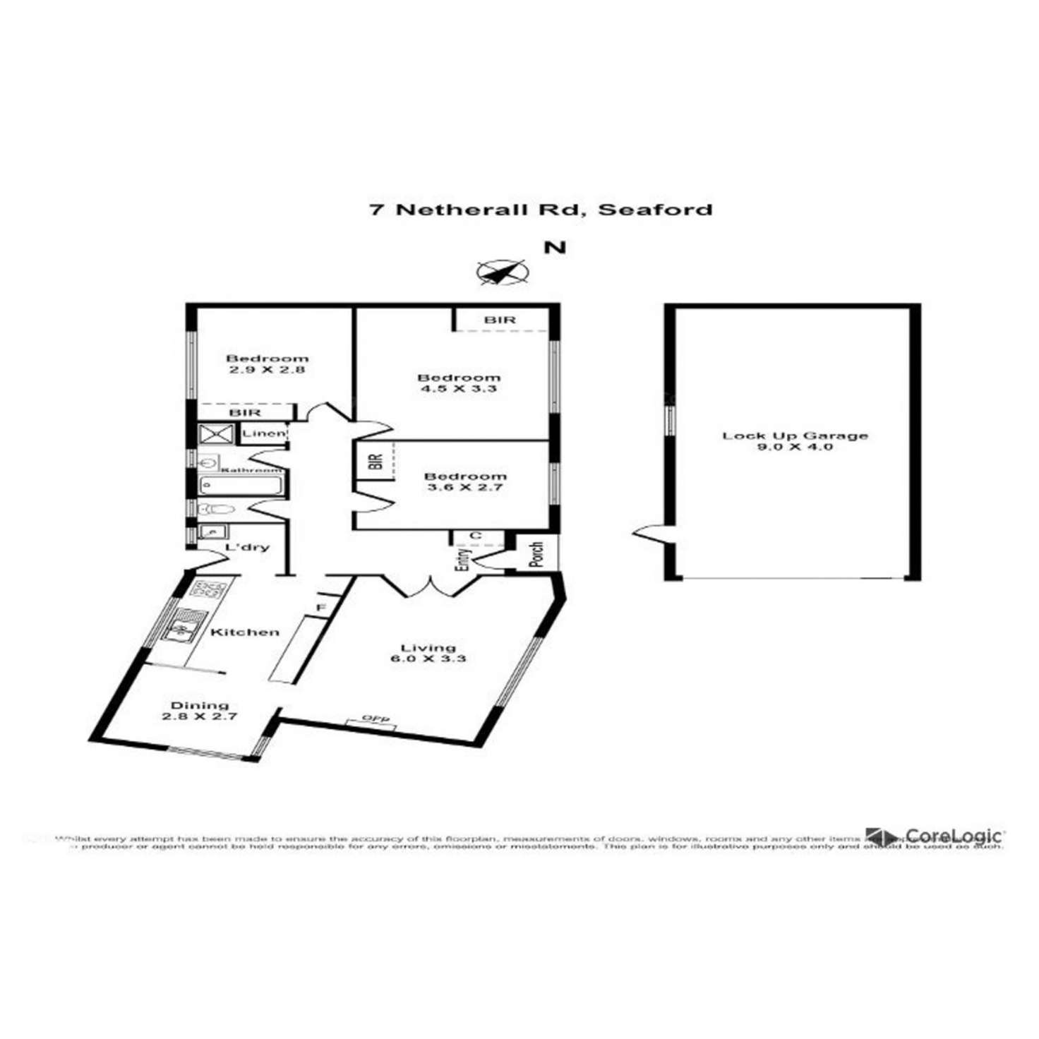 Floorplan of Homely house listing, 7 Netherall Street, Seaford VIC 3198
