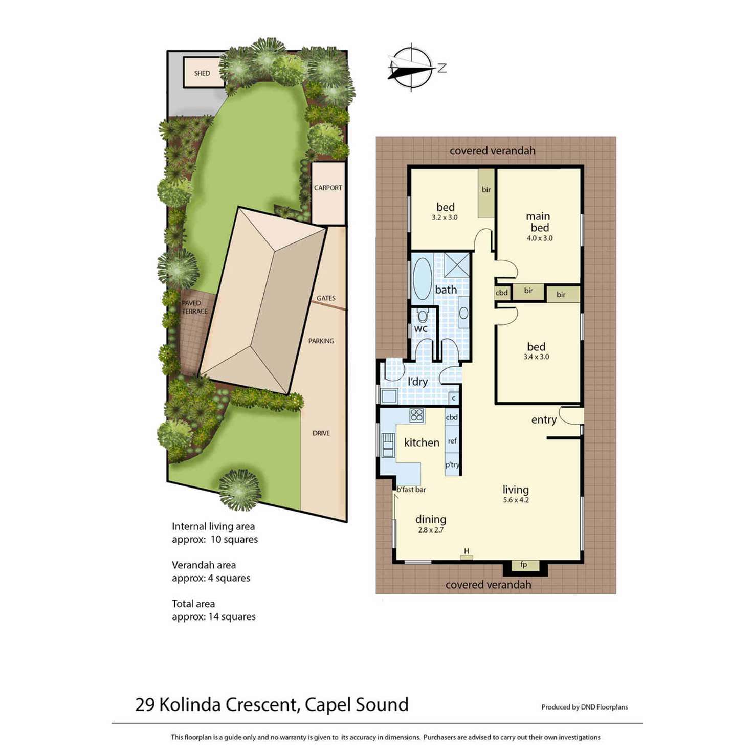 Floorplan of Homely house listing, 29 Kolinda Cresent, Capel Sound VIC 3940