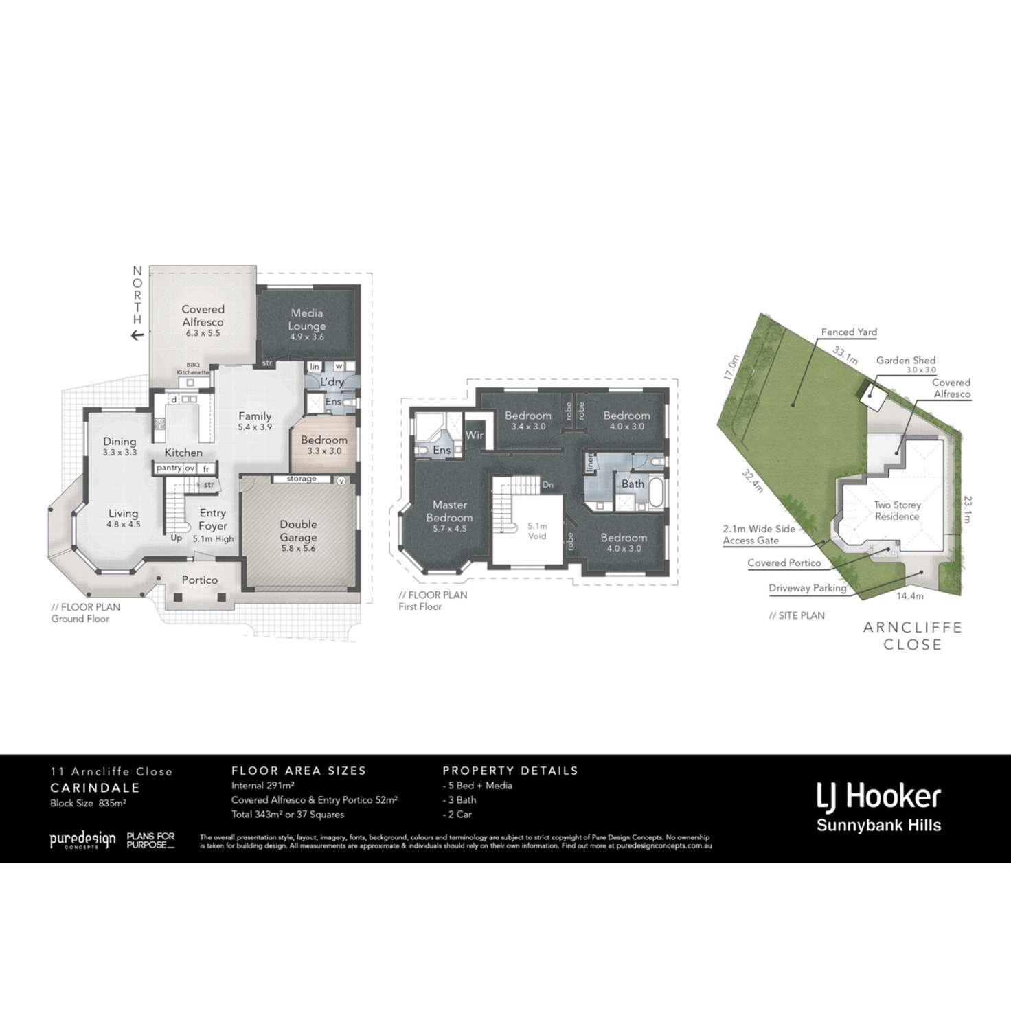 Floorplan of Homely house listing, 11 Arncliffe Close, Carindale QLD 4152