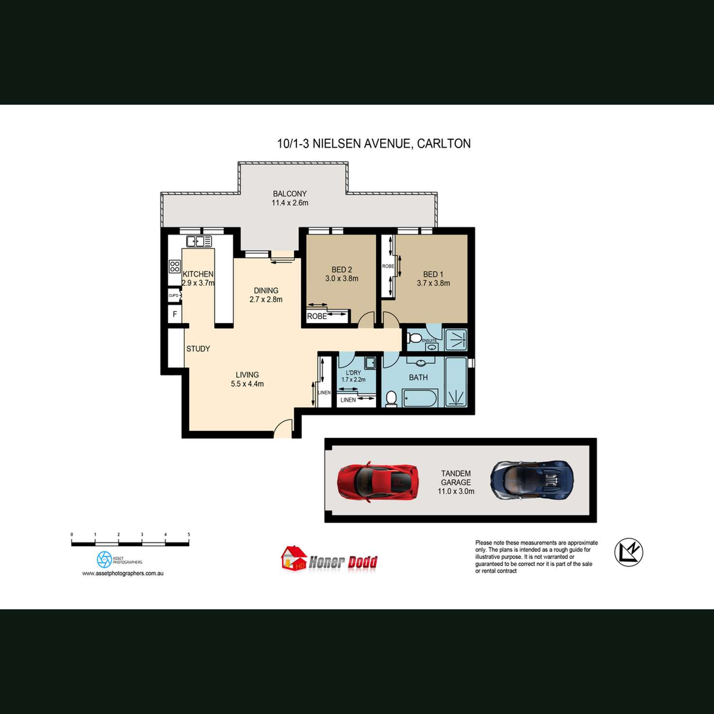 Floorplan of Homely apartment listing, 10/1-3 Nielsen Avenue, Carlton NSW 2218