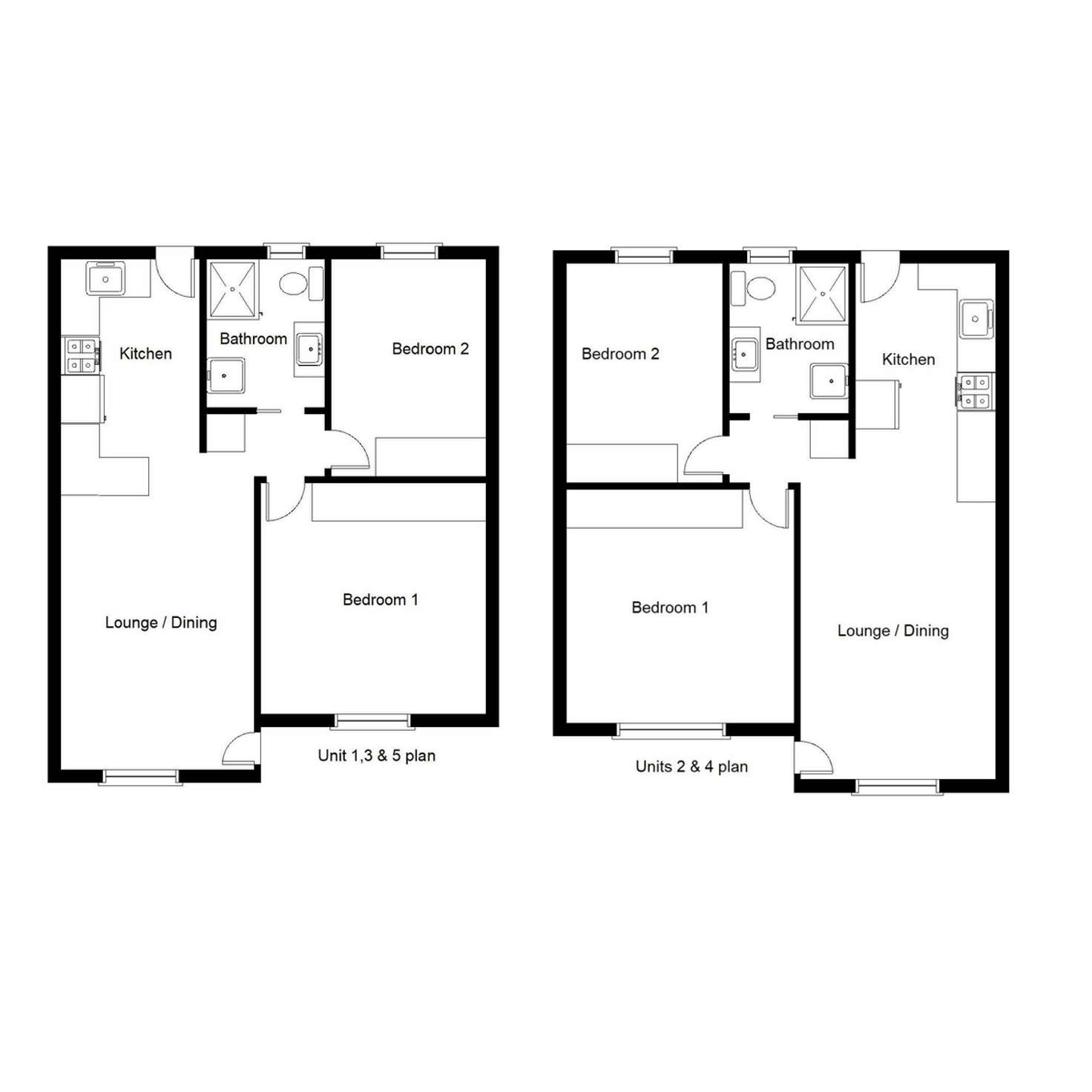 Floorplan of Homely blockOfUnits listing, 1-6/70 Main Street, Port Augusta SA 5700